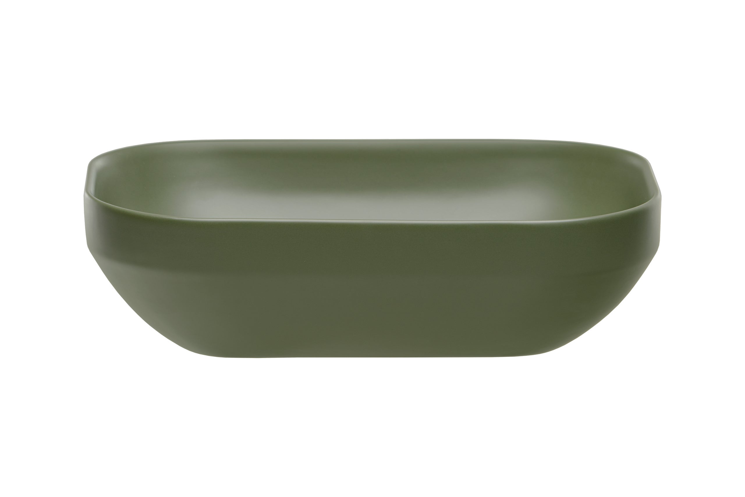 Neli Countertop Basin – Matt Forest Green, 61 x 38 cm