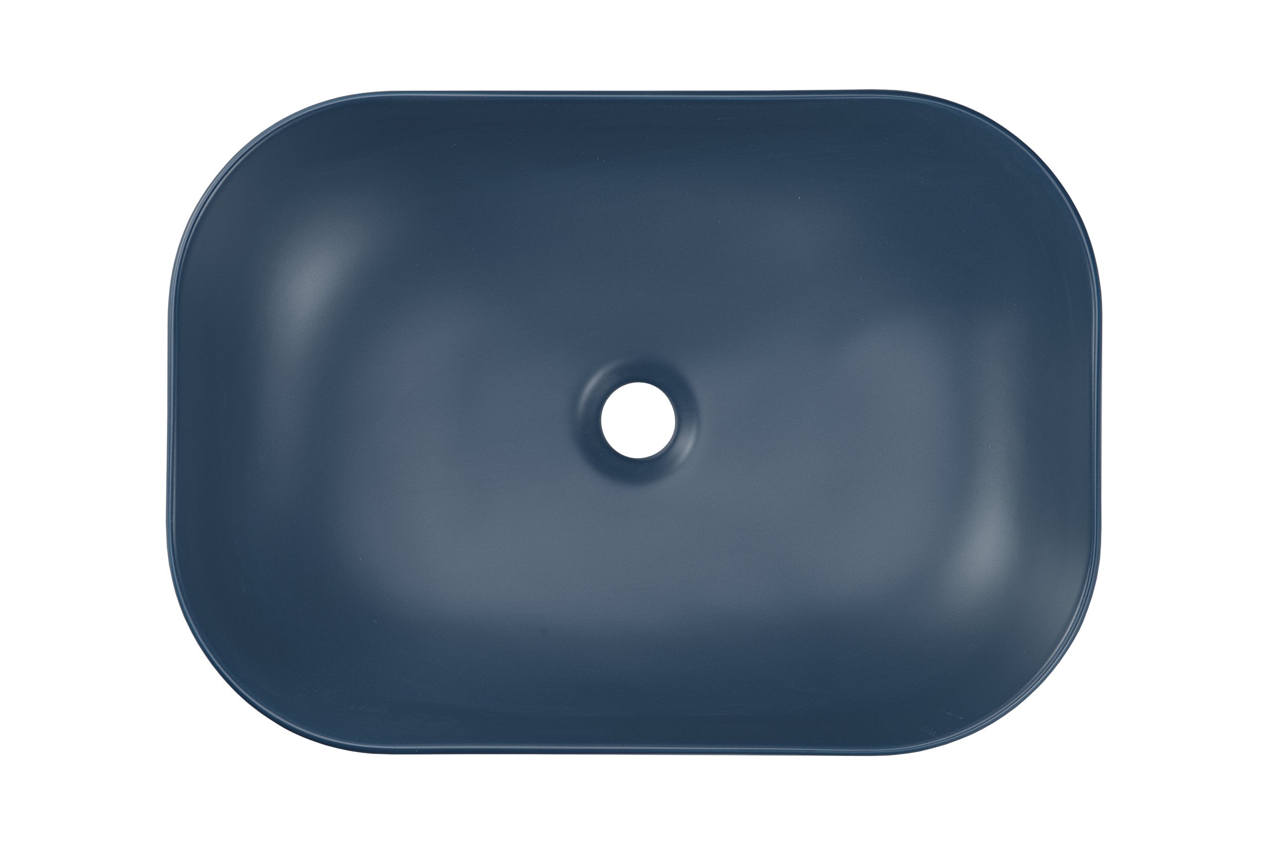 Neli Countertop Basin – Matt Navy Blue, 50.4 x 35.2 cm