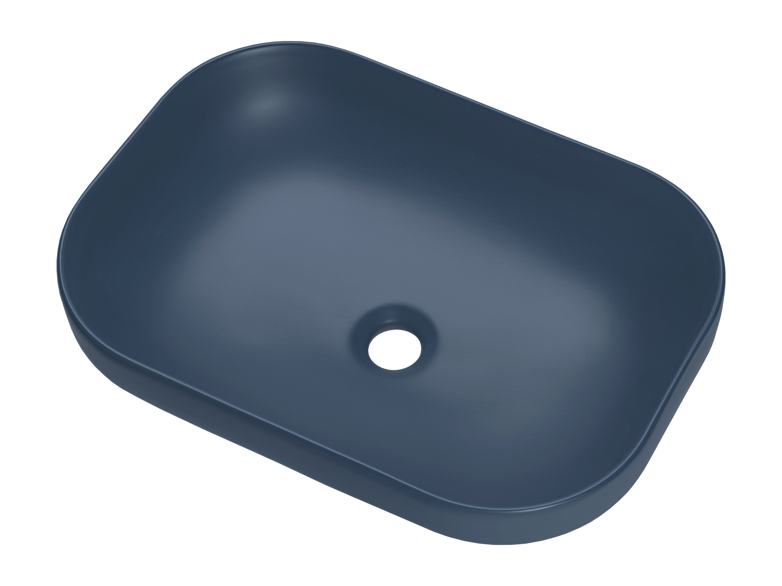 Neli Countertop Basin – Matt Navy Blue, 50.4 x 35.2 cm