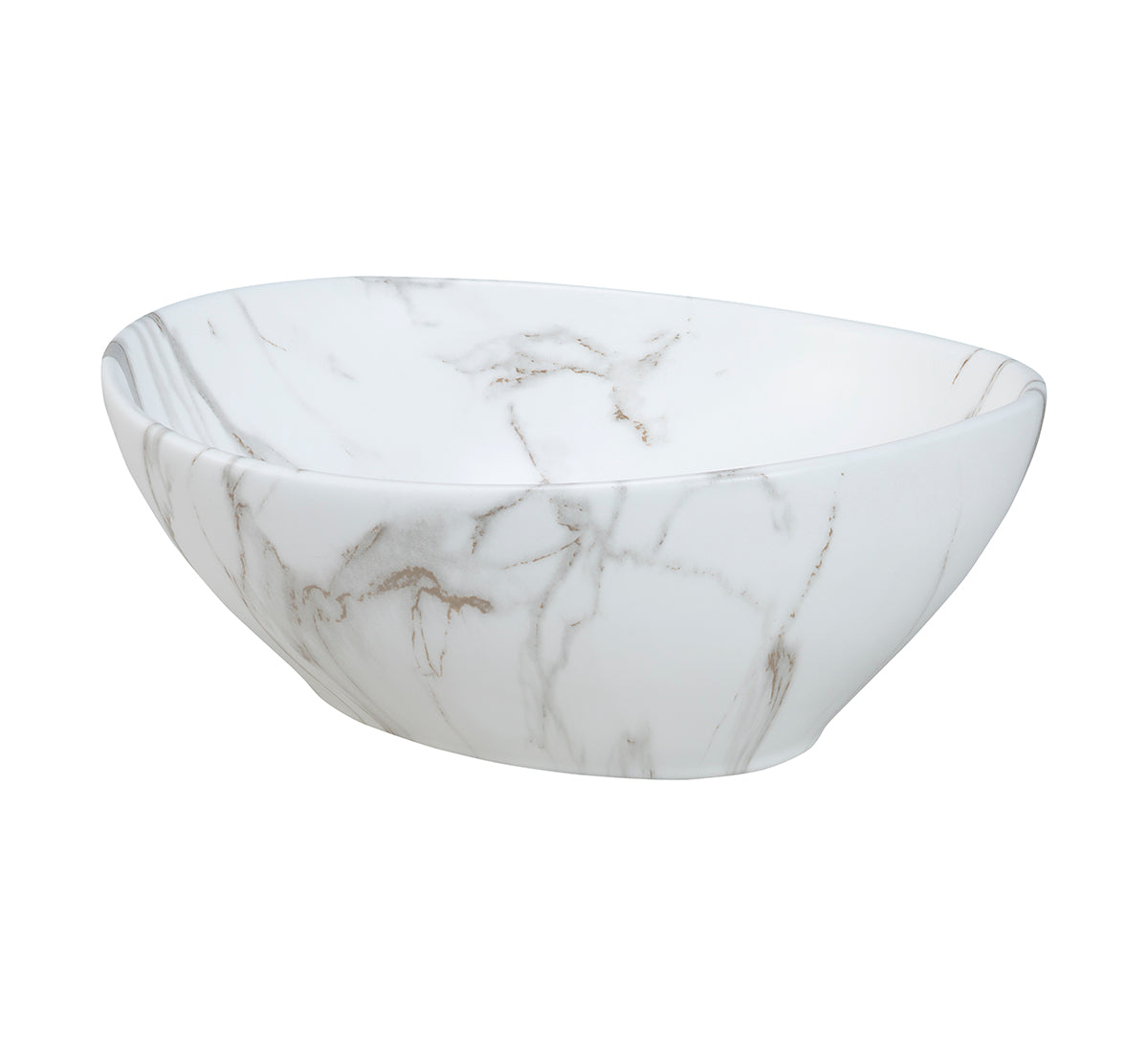 Pati Countertop Basin – Matt White, 40.5 cm
