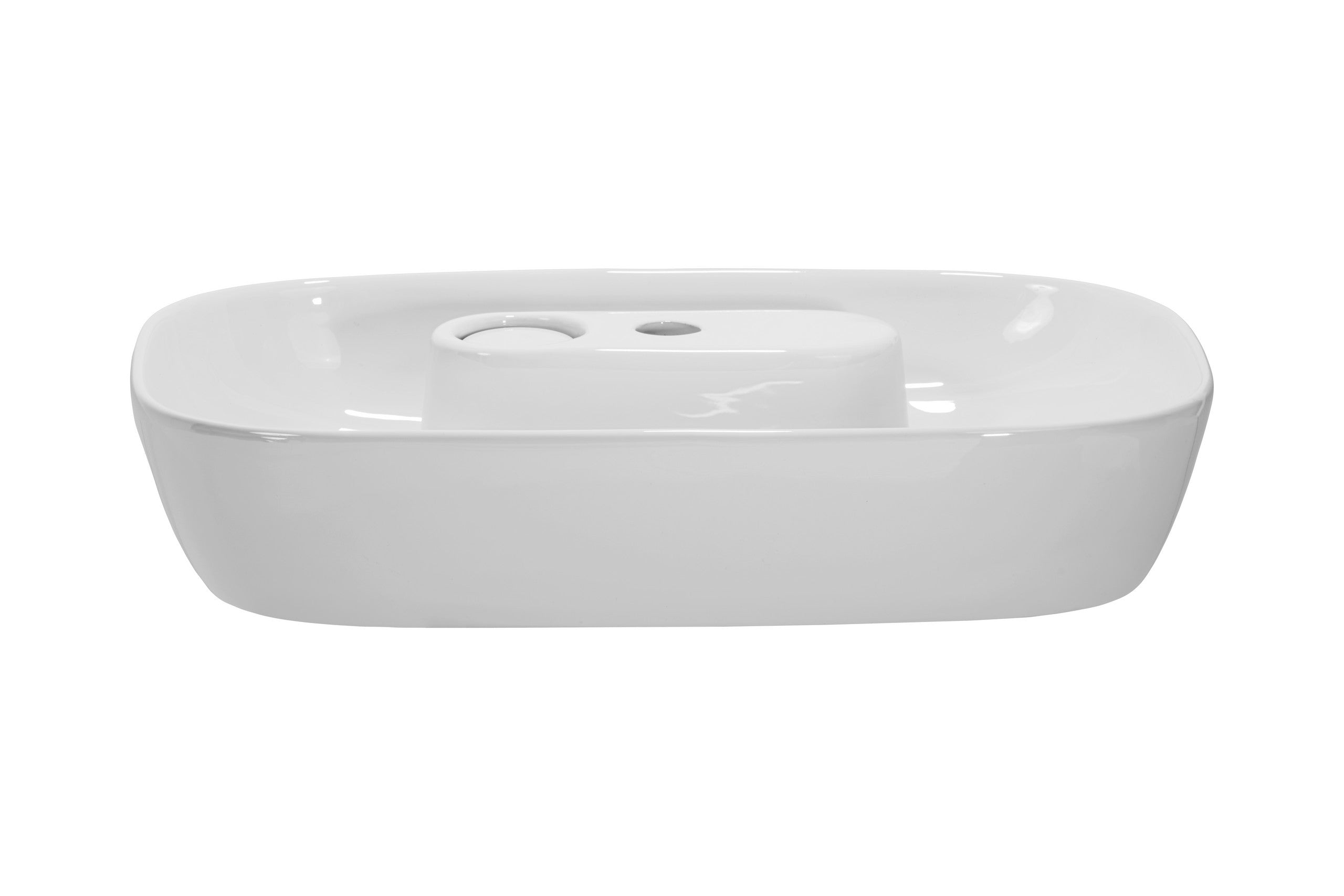 Pola Countertop Basin – Gloss White, 60 cm