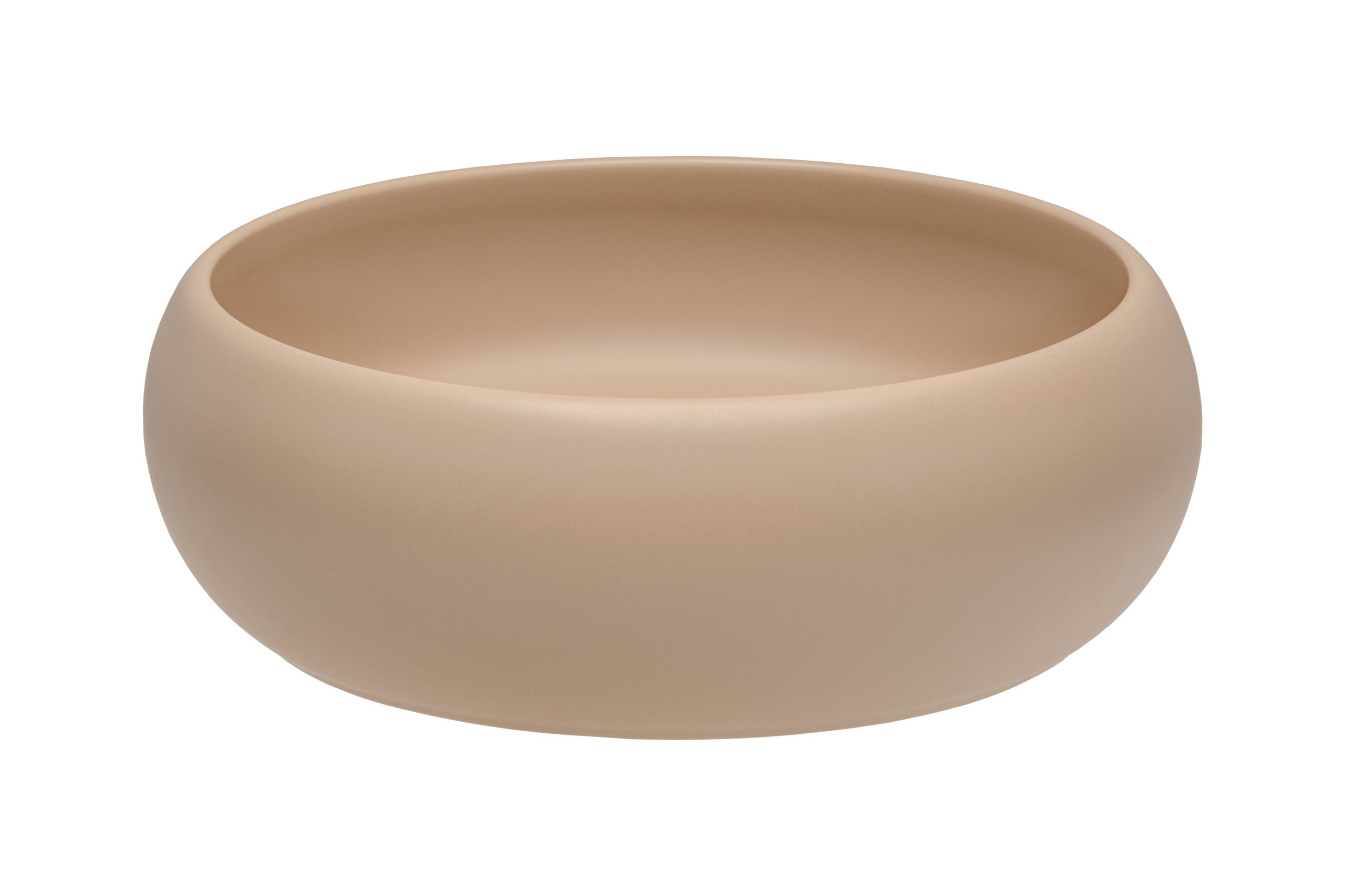 WIKI Countertop Basin – Matt Cappuccino, 36×36 cm