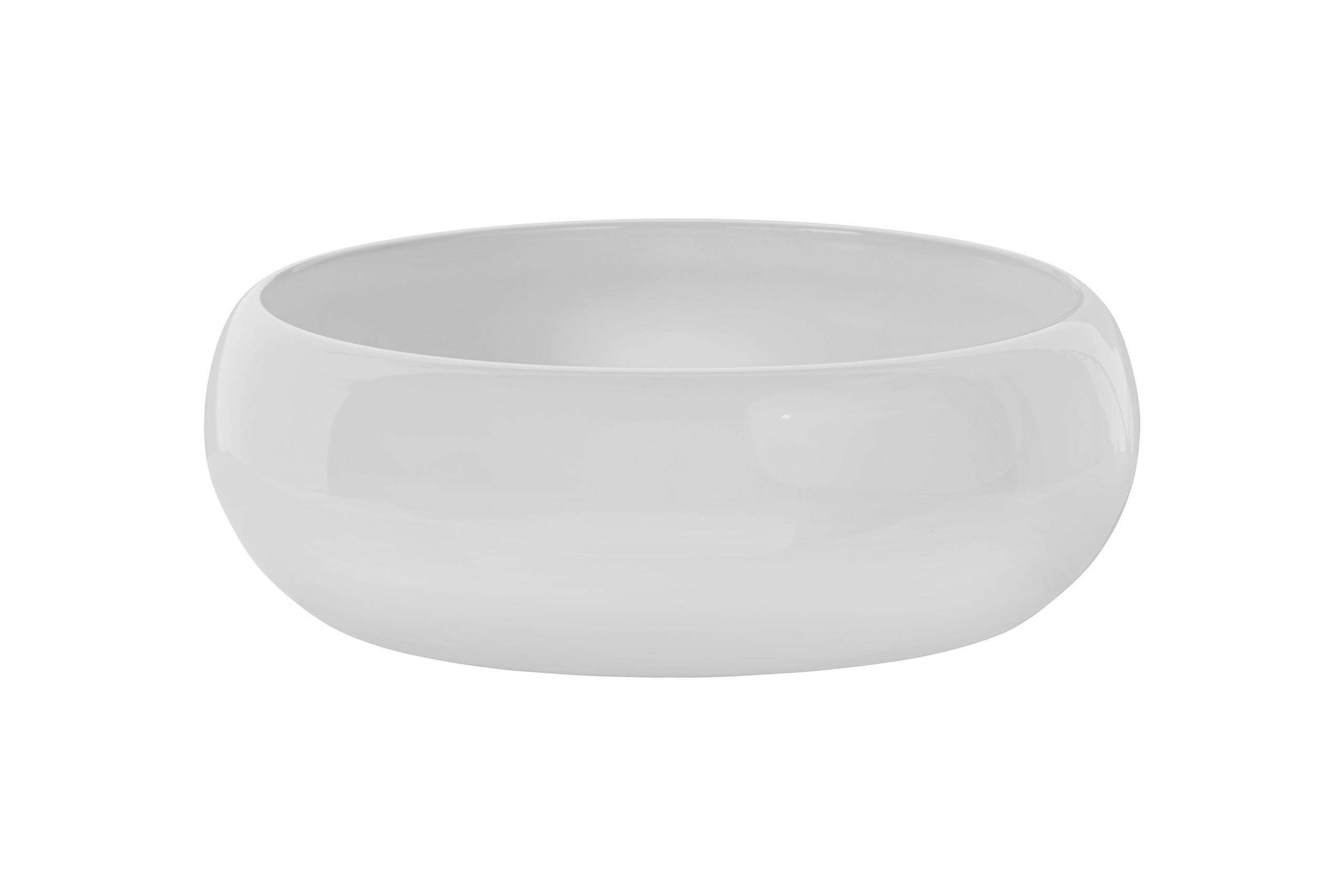 WIKI Countertop Basin – Gloss White, 36×36 cm