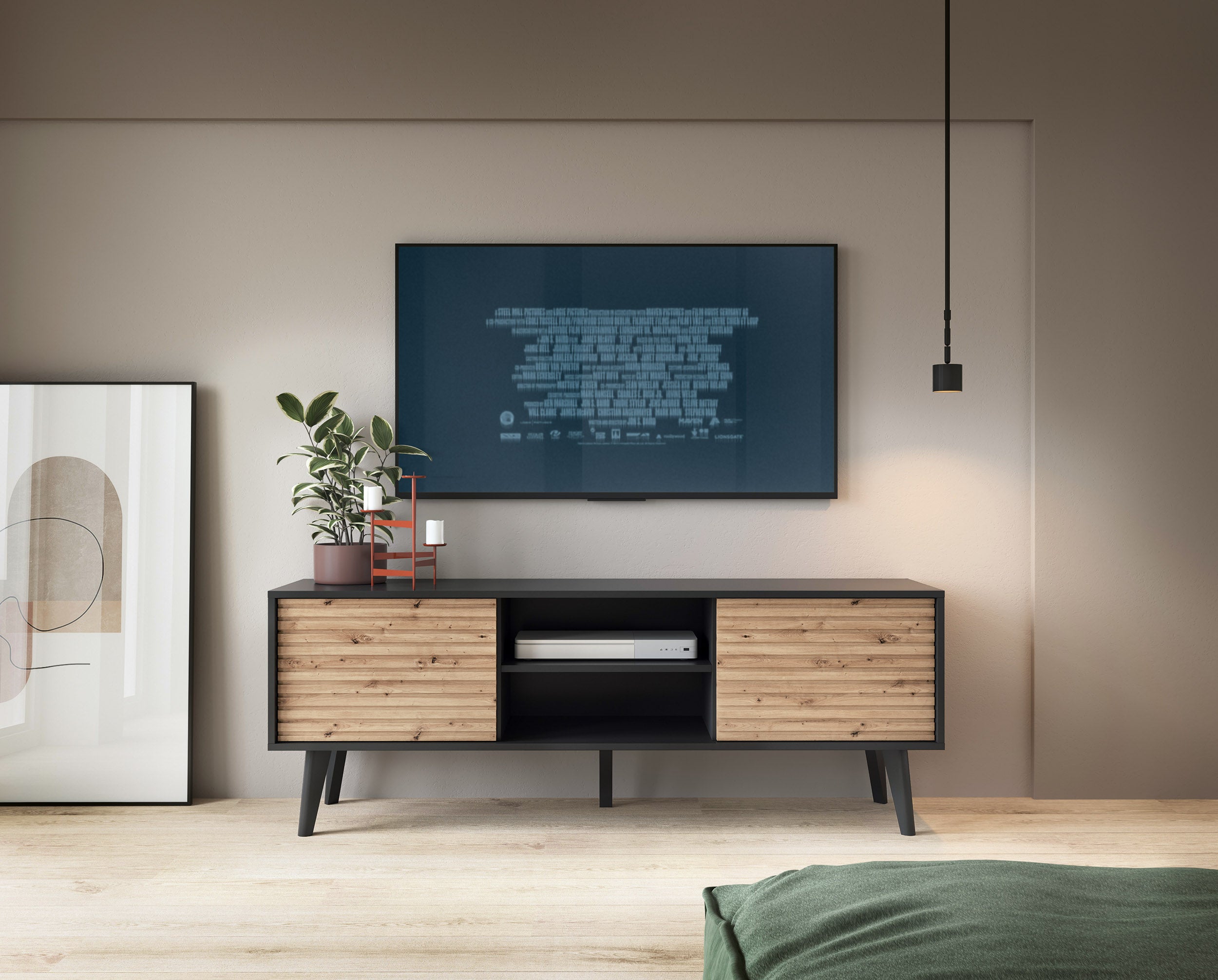 Willow TV Stand - Modern Design and Versatile Style in a Sleek TV Cabinet