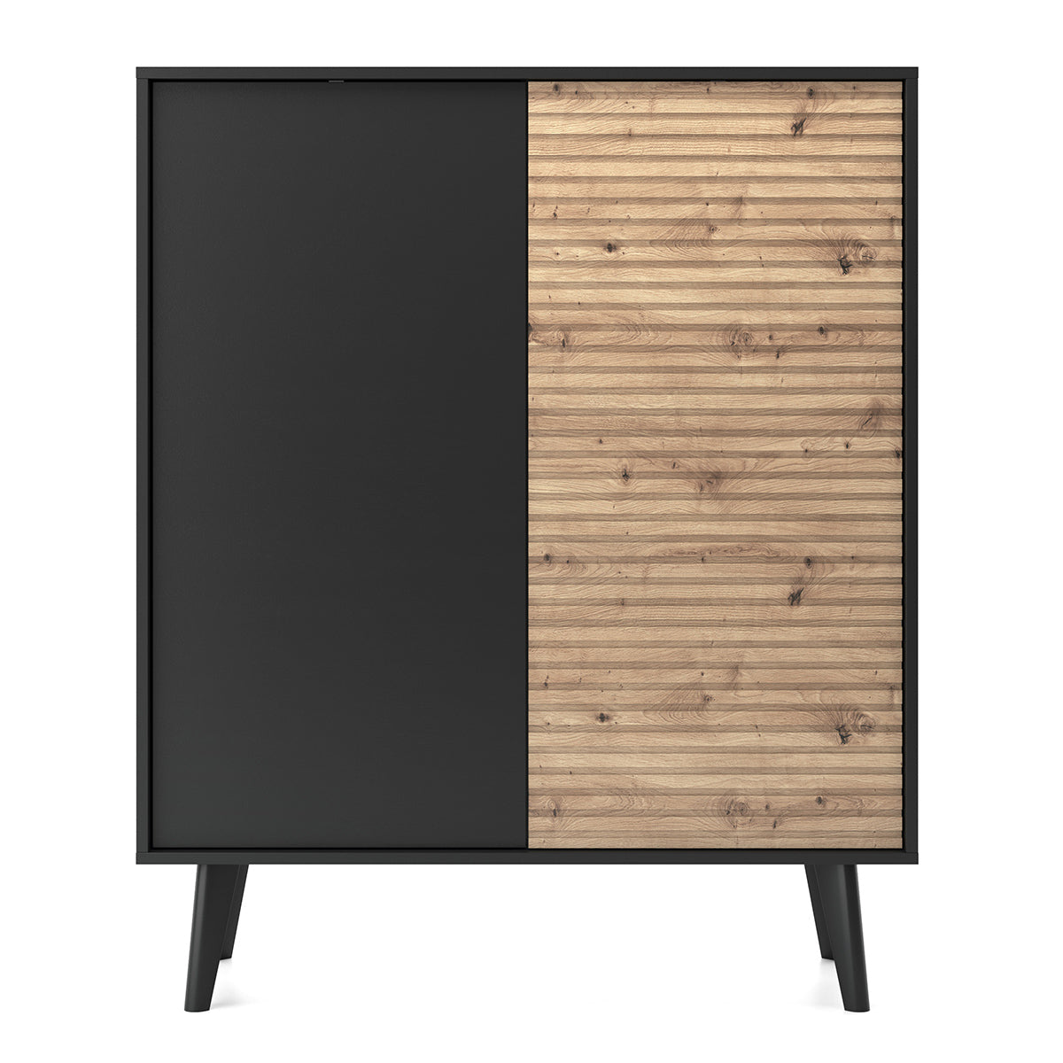 Willow Dresser - Modern Design with Two Push to Open Door