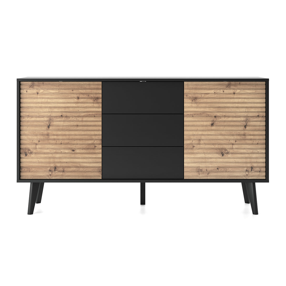 Willow Chest of Drawers  - Two Push to Open System Doors and Three Drawers