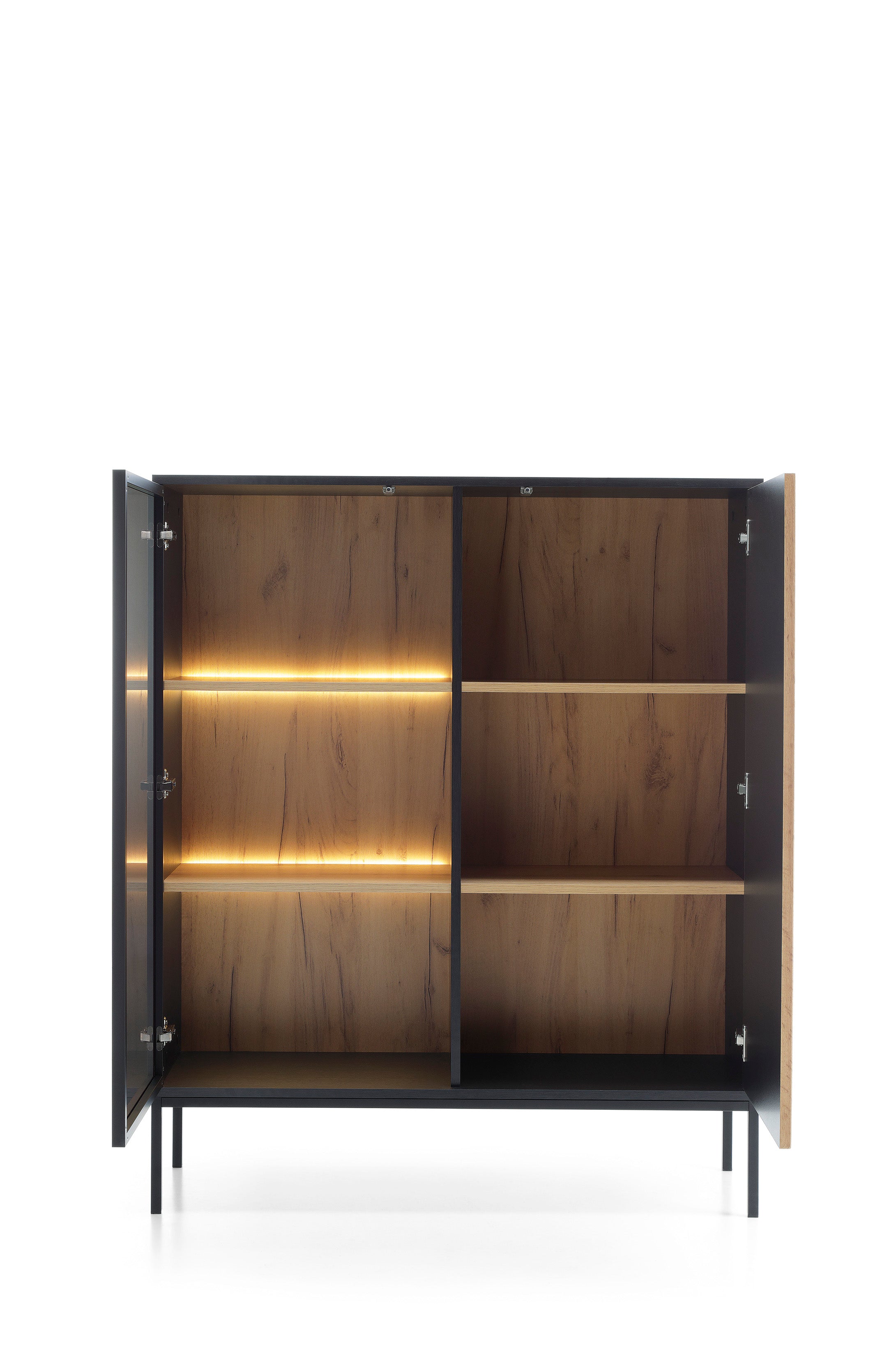 Sento Display Cabinet - Compact Elegance with Functional Design