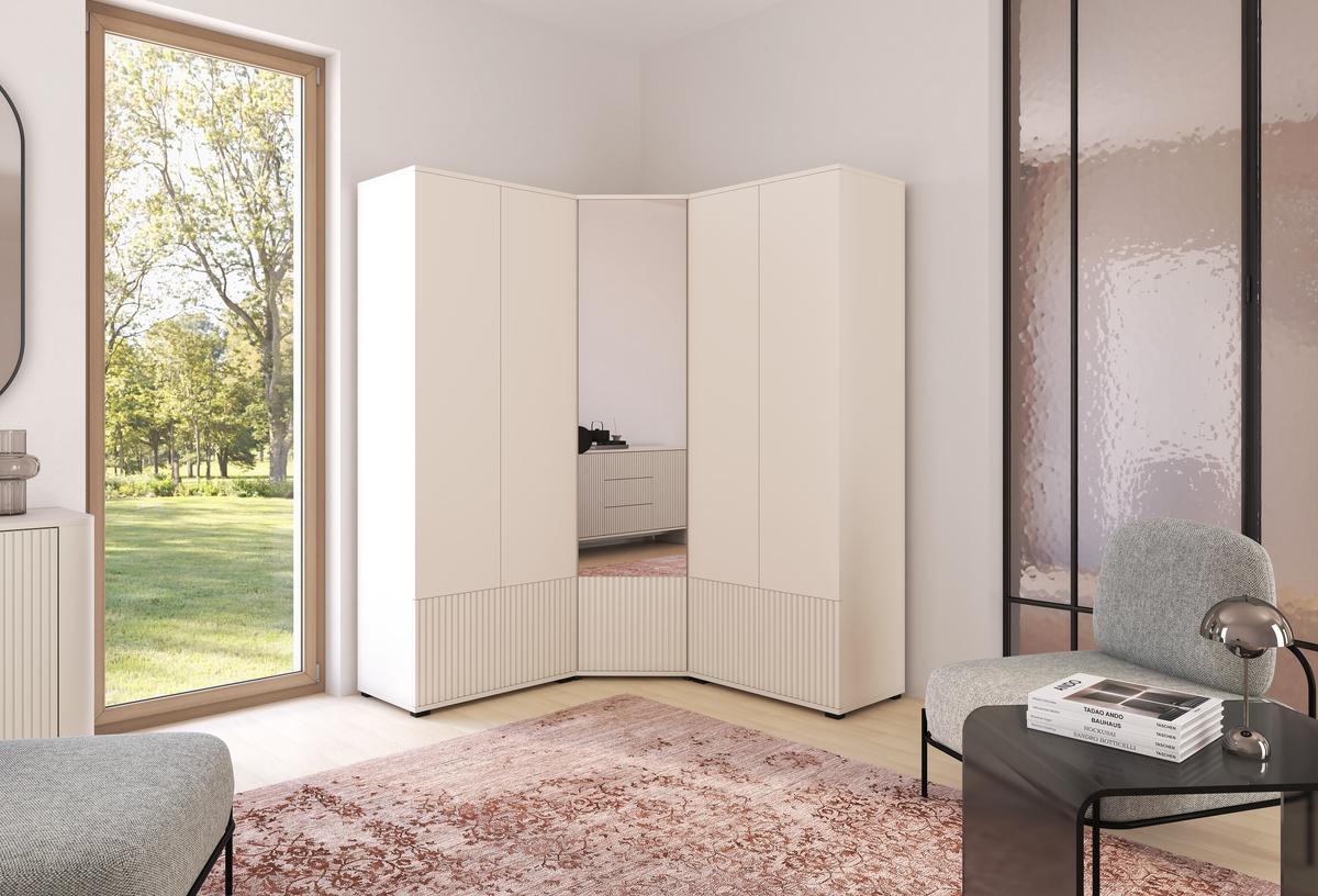 Rayo Wardrobe Set 11 – Cashmere, 140 cm