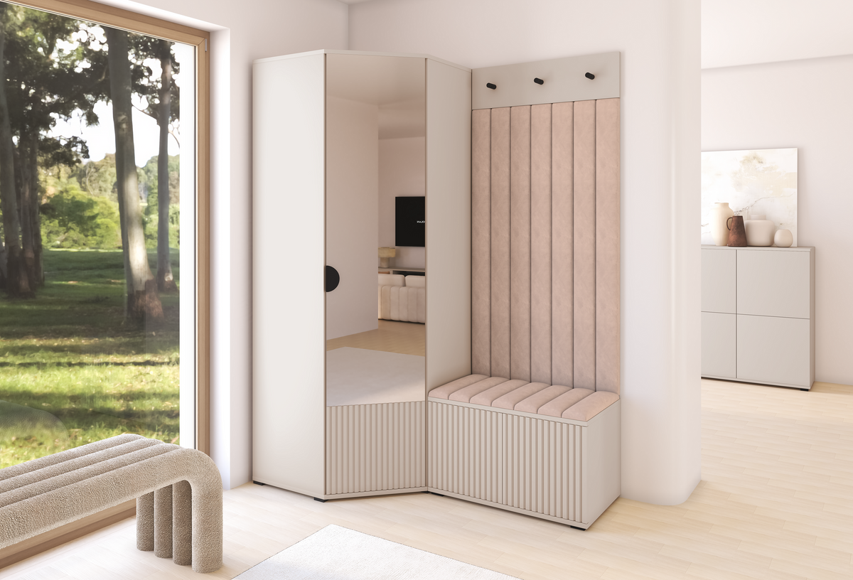 Rayo Wardrobe Set 12 – Cashmere, 140 cm