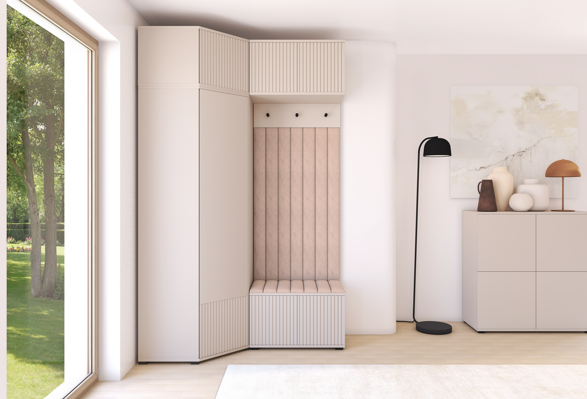 Rayo Wardrobe Set 13 – Cashmere, 140 cm