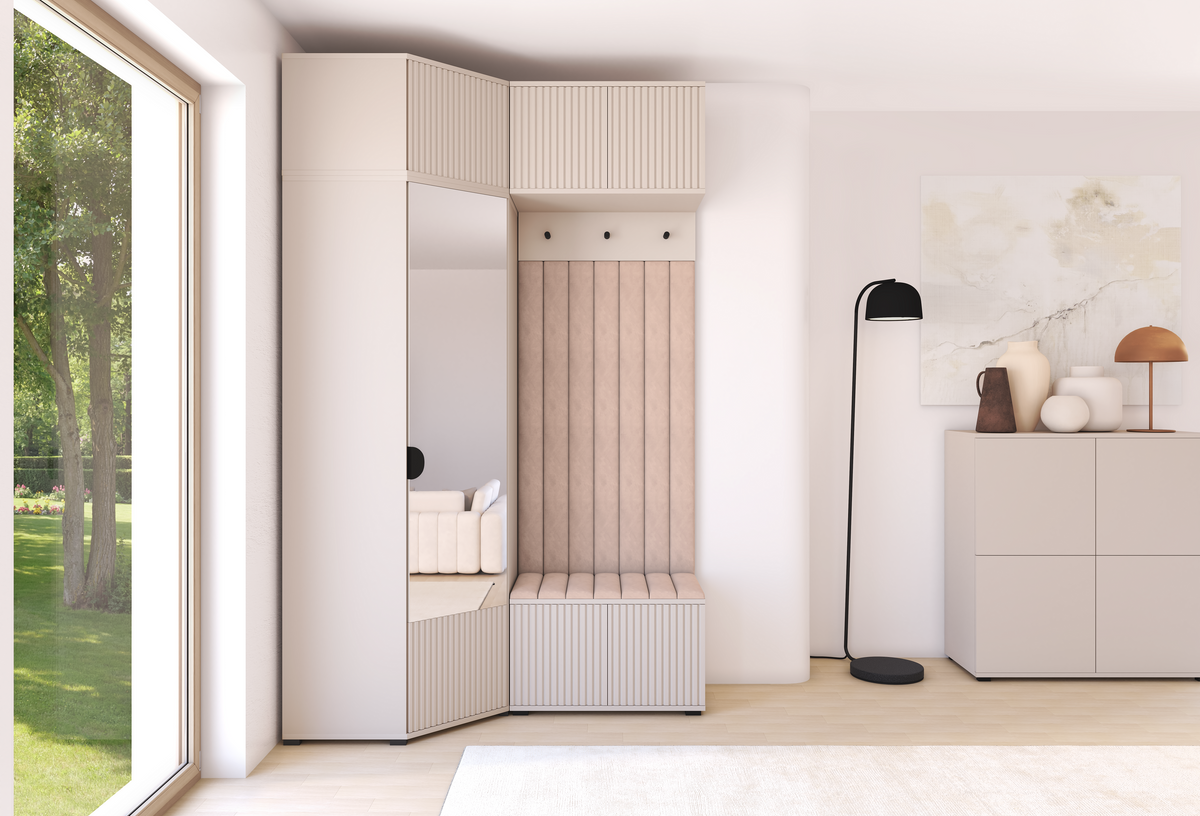 Rayo Wardrobe Set 13 – Cashmere, 140 cm