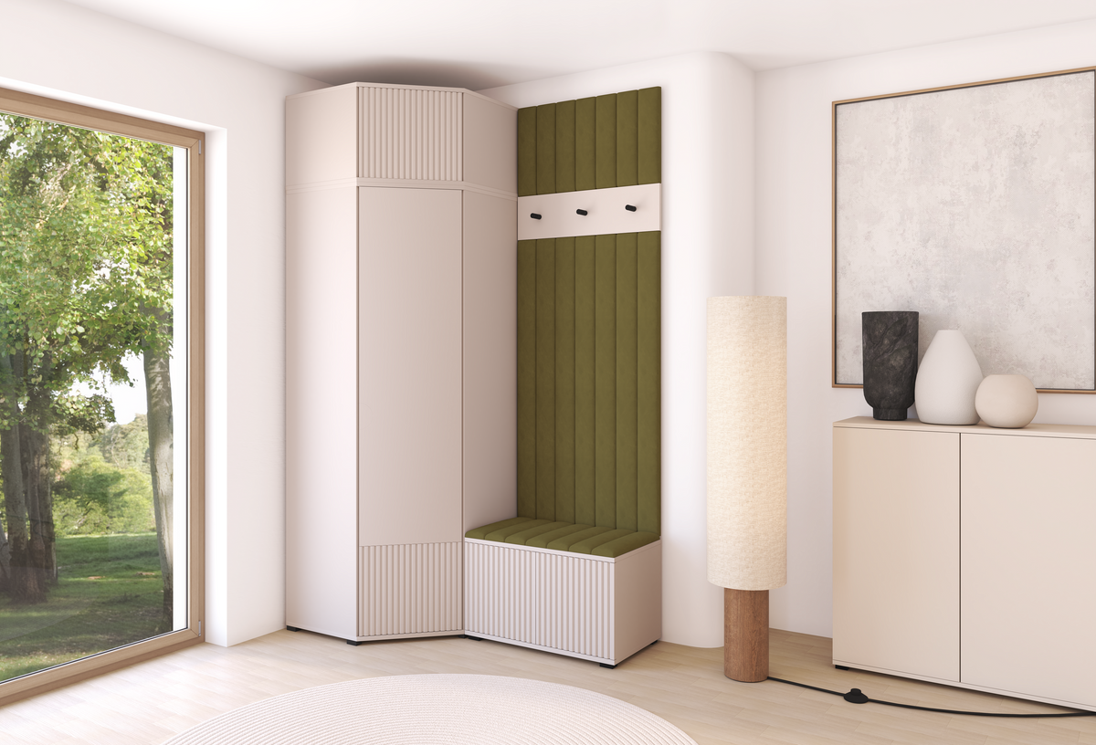 Rayo Wardrobe Set 14 – Cashmere, 140 cm