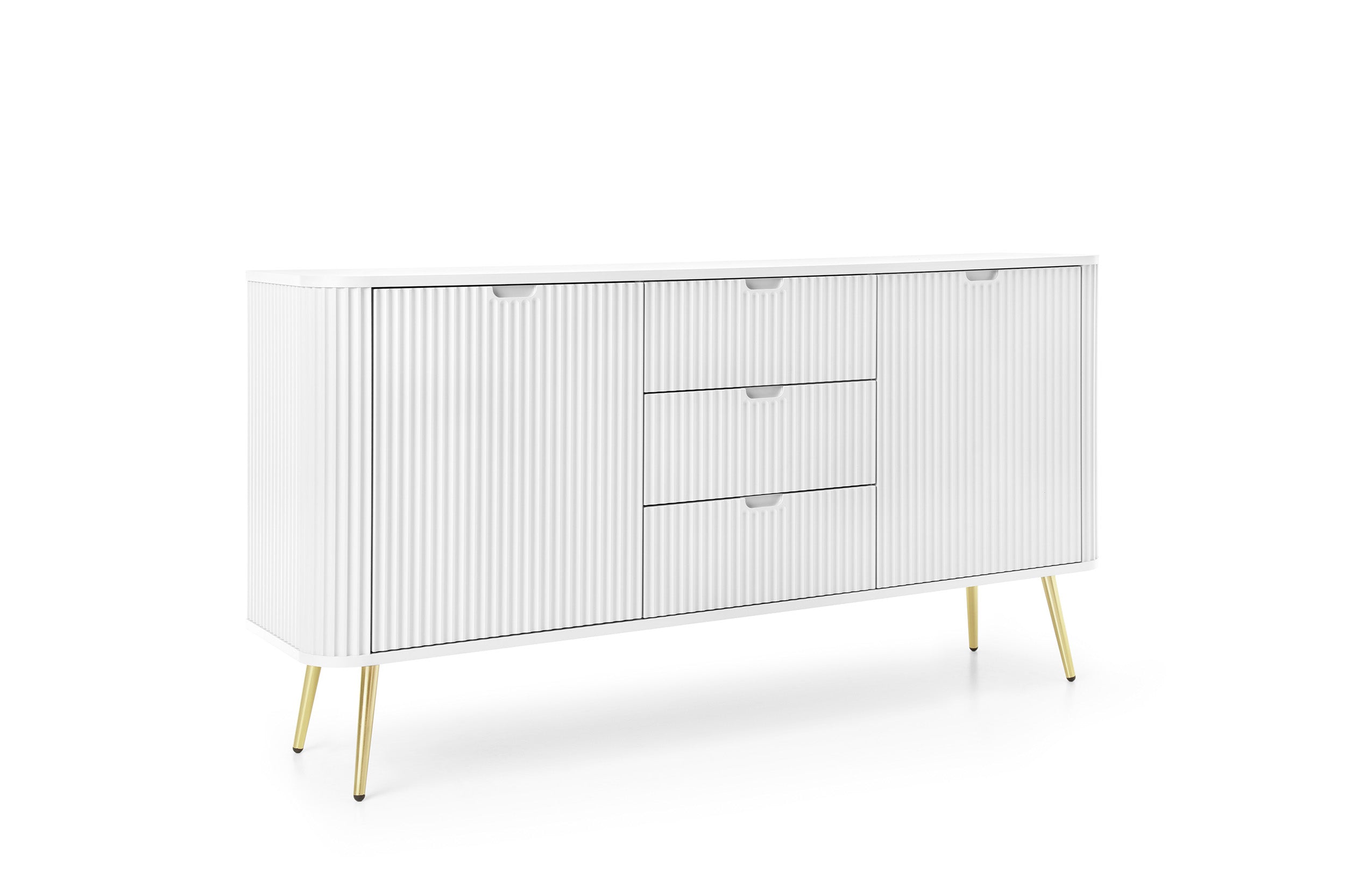 Zova White Set with Chest of Drawers