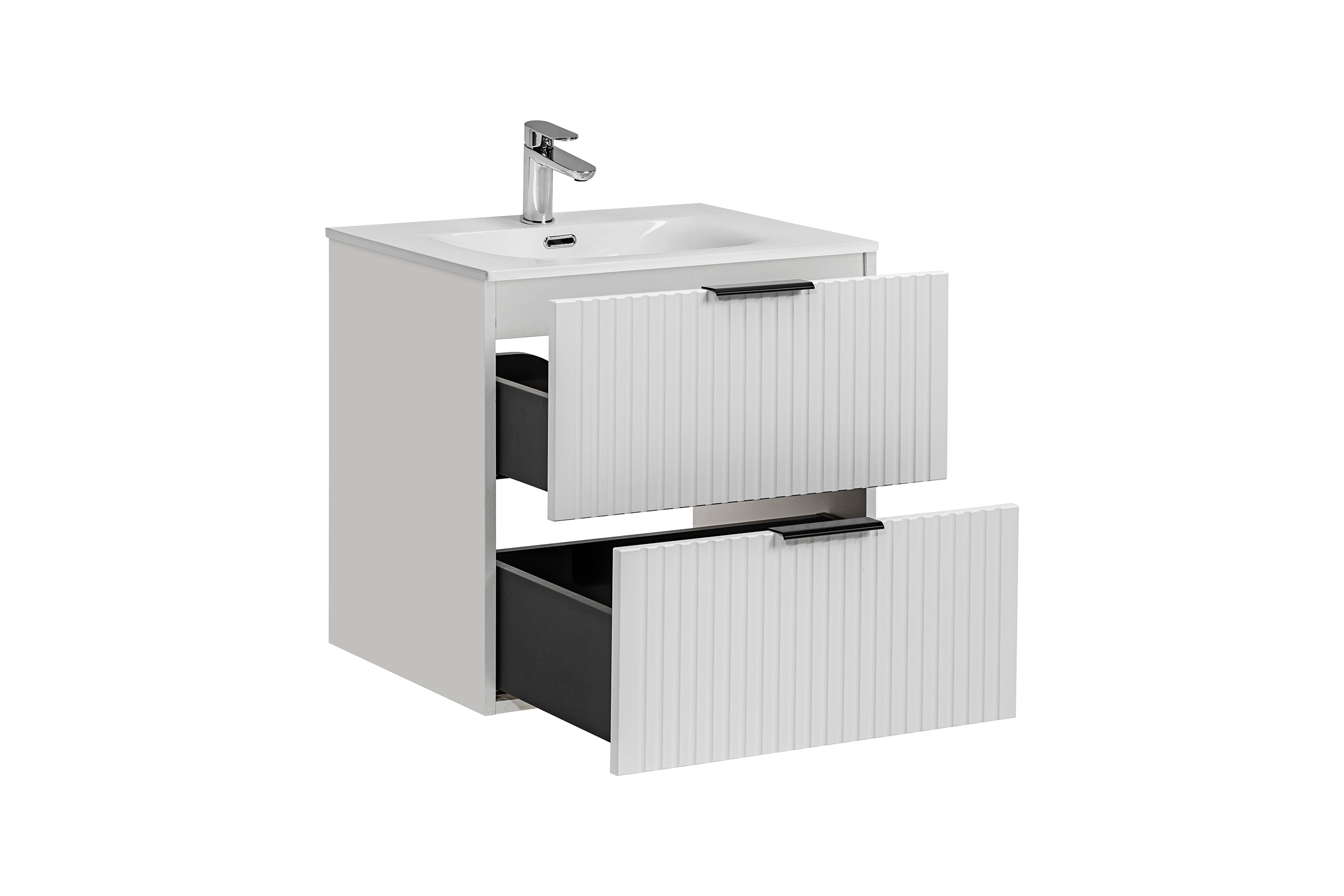 Adel White Vanity Unit Set 40 / 60 / 80 cm – Configure Your Bathroom