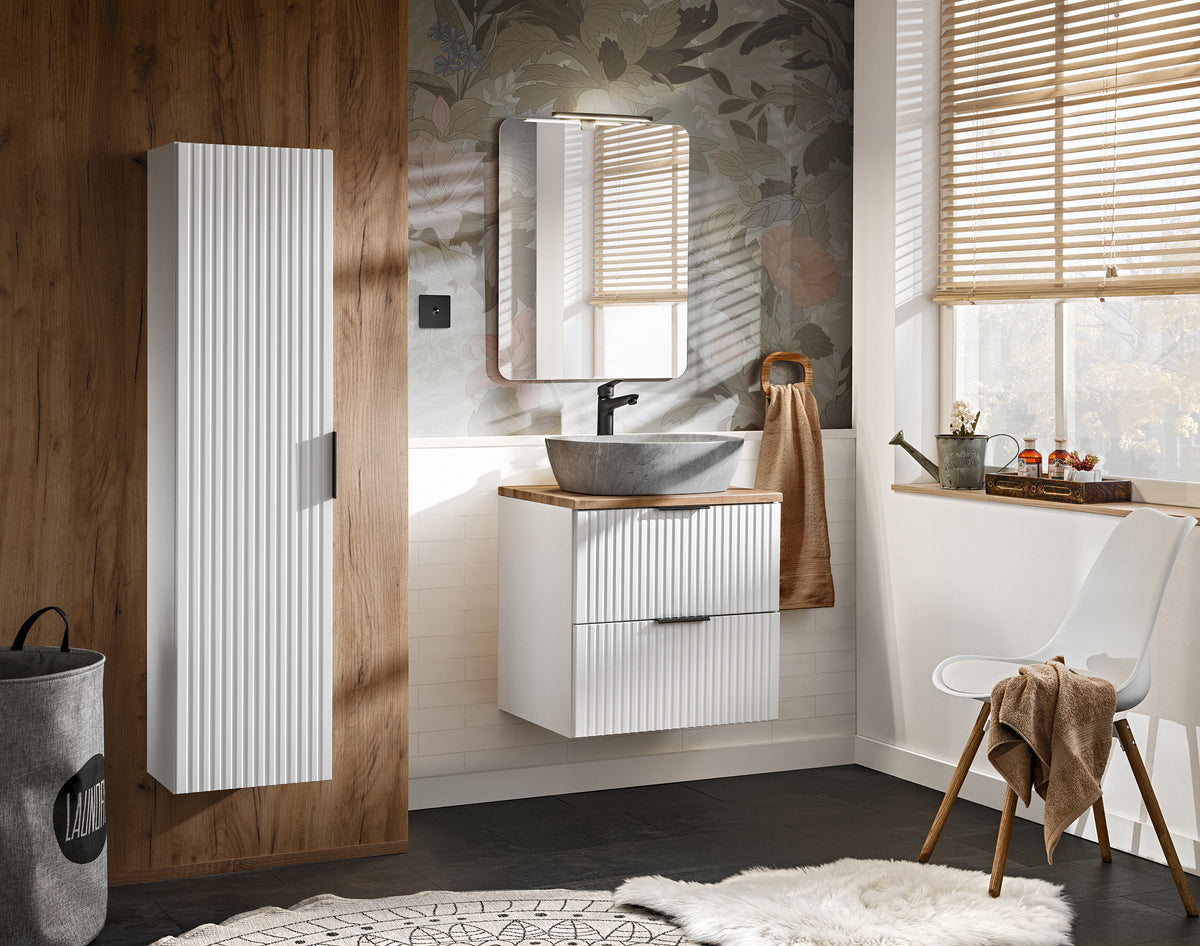 Adel White Vanity Unit Set 40 / 60 / 80 cm – Configure Your Bathroom