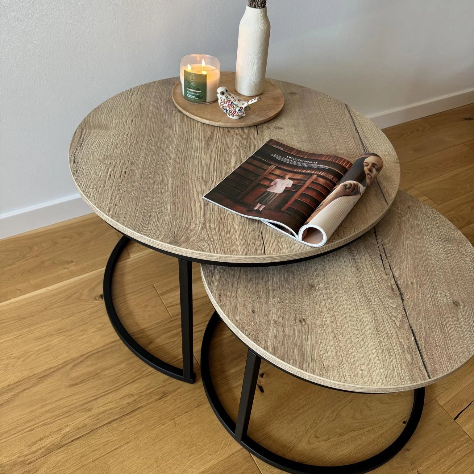 Agra Modern 2-in-1 Coffee Table Halifax Oak