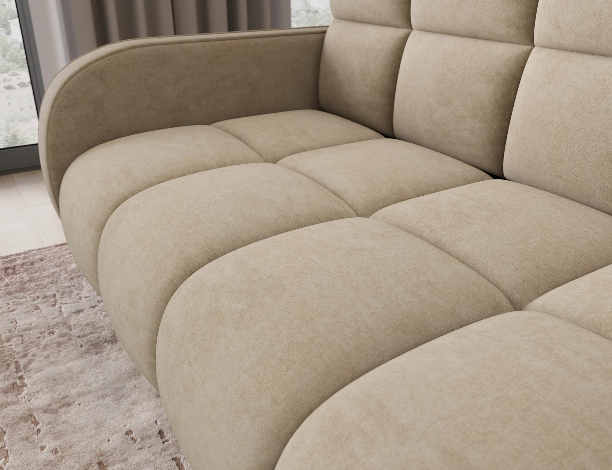 Eltap Deverio  Sofa Bed with Storage – 154 x 103 cm