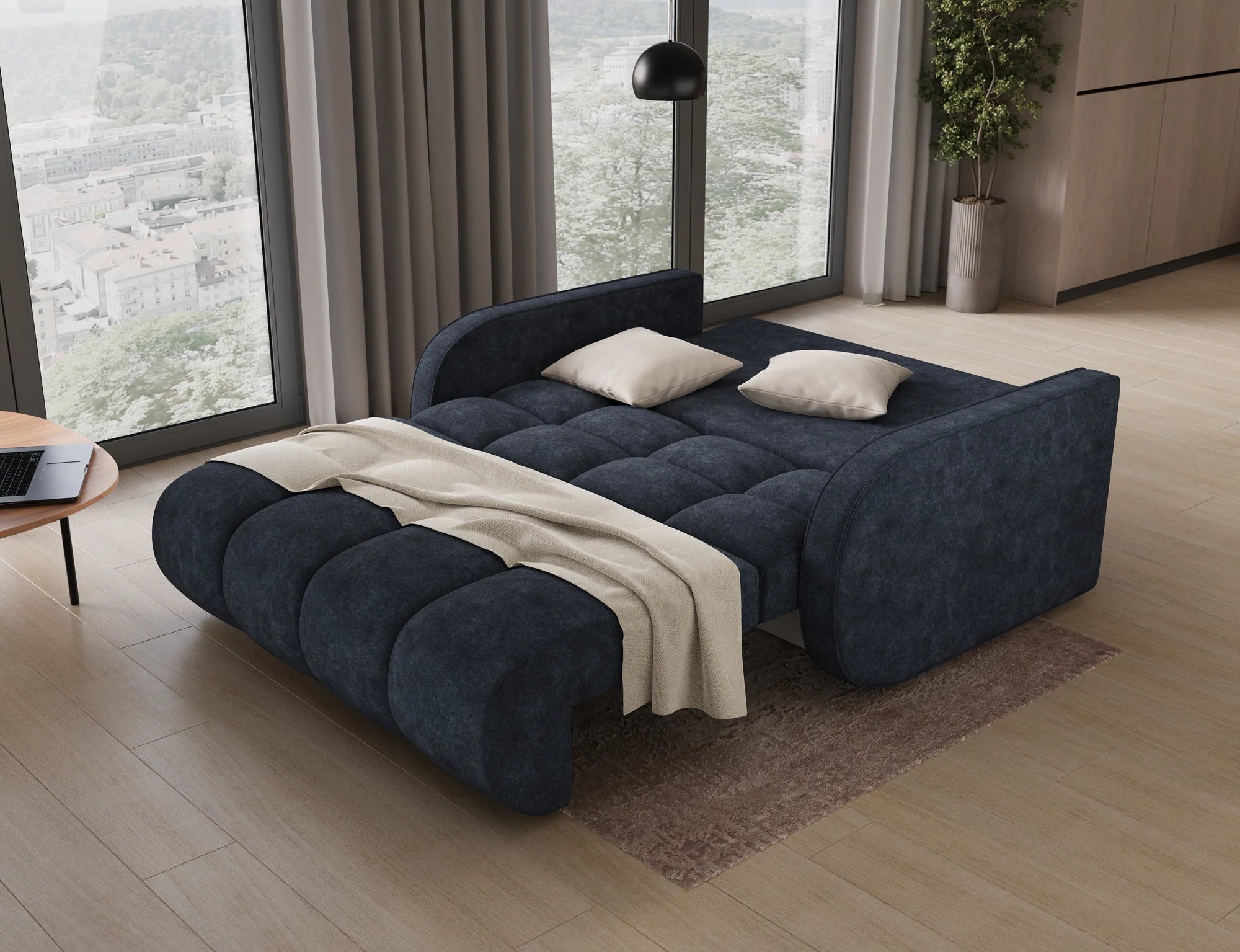Eltap Deverio  Sofa Bed with Storage – 154 x 103 cm