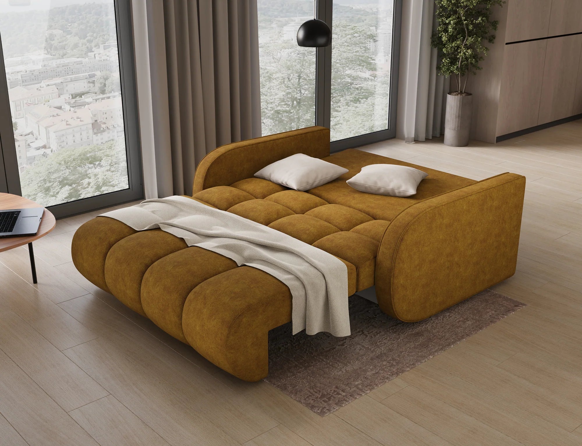 Eltap Deverio  Sofa Bed with Storage – 154 x 103 cm