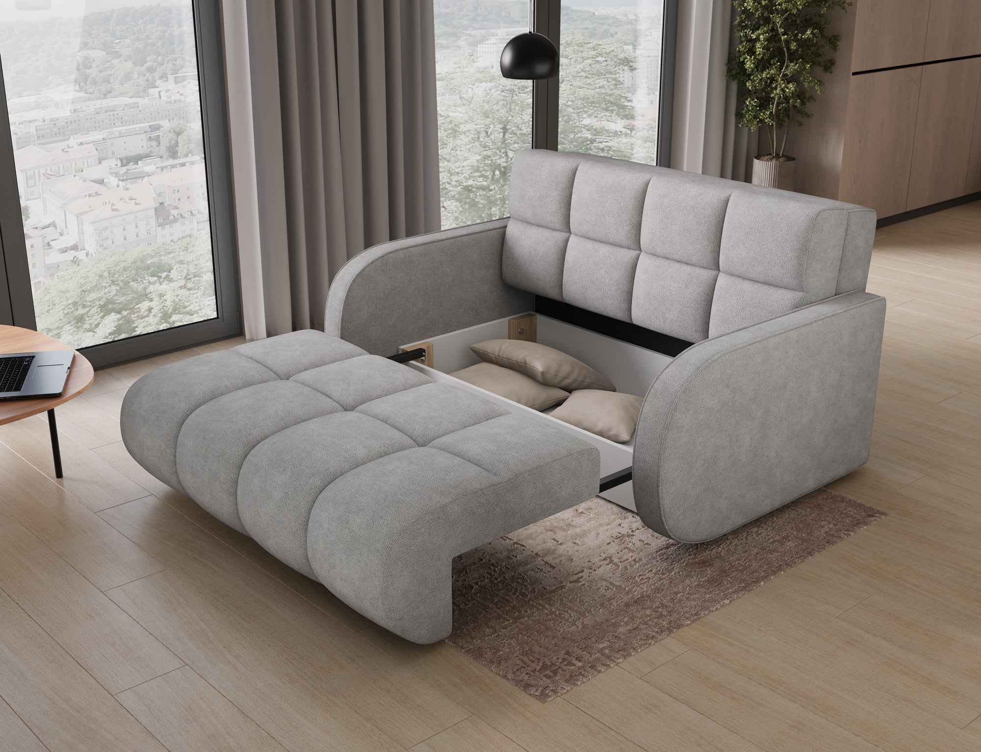 Eltap Deverio  Sofa Bed with Storage – 154 x 103 cm
