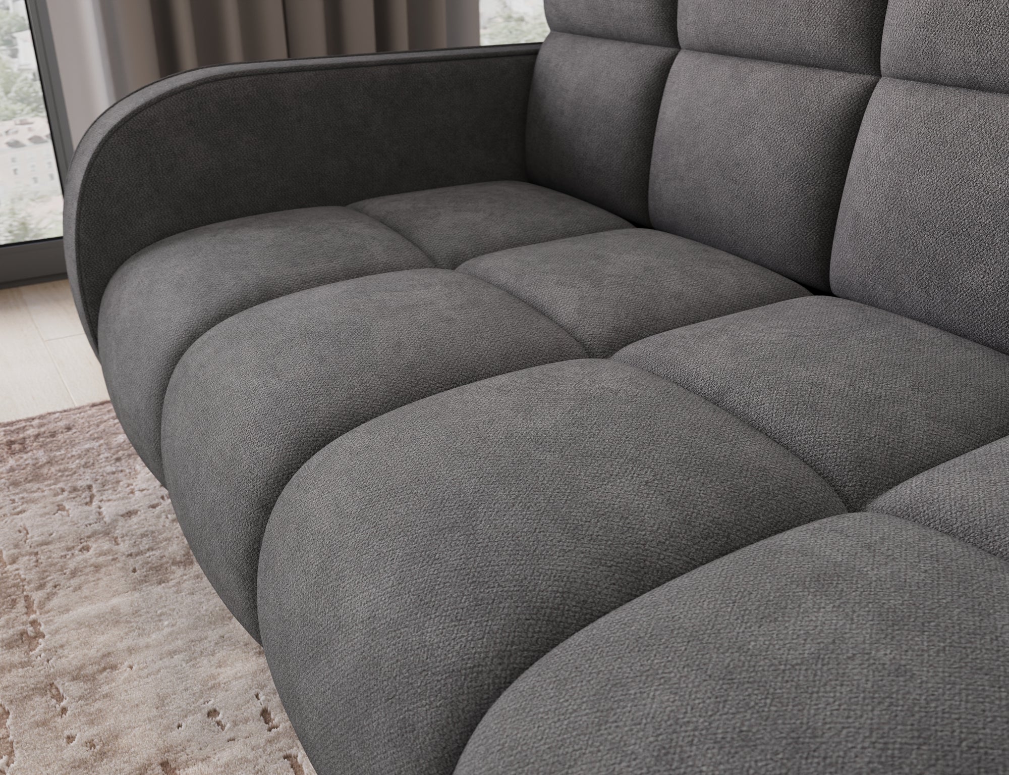 Eltap Deverio  Sofa Bed with Storage – 154 x 103 cm