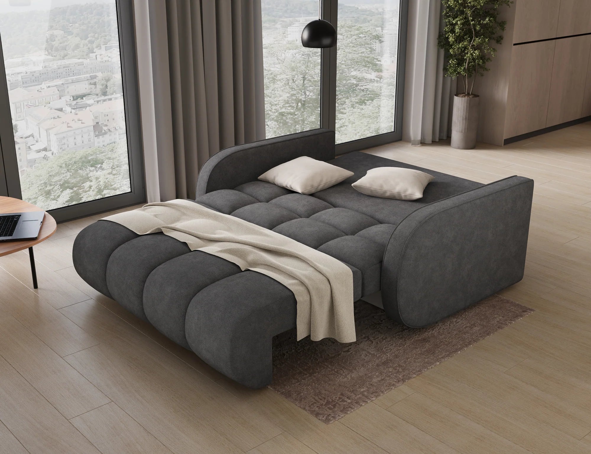 Eltap Deverio  Sofa Bed with Storage – 154 x 103 cm