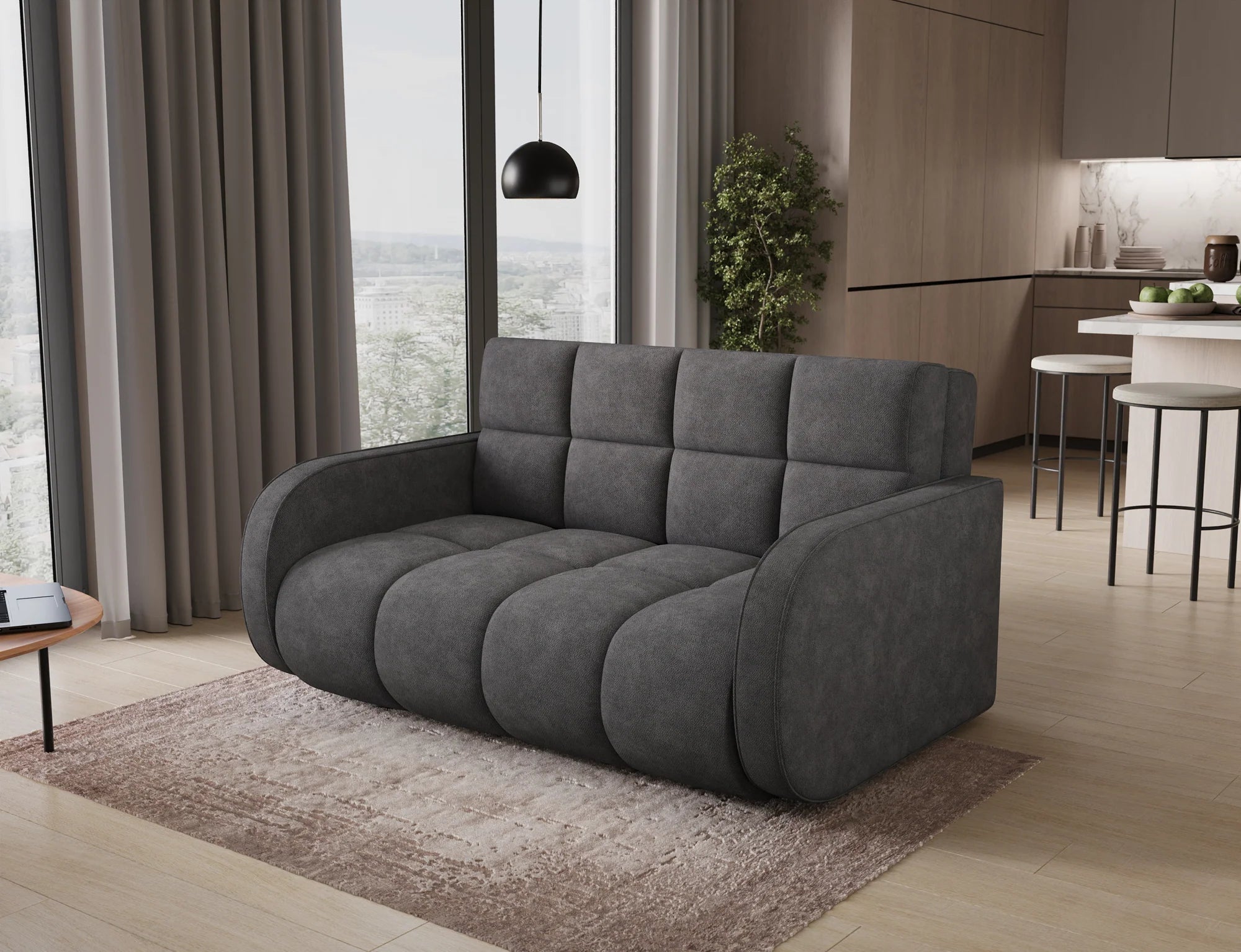 Eltap Deverio  Sofa Bed with Storage – 154 x 103 cm
