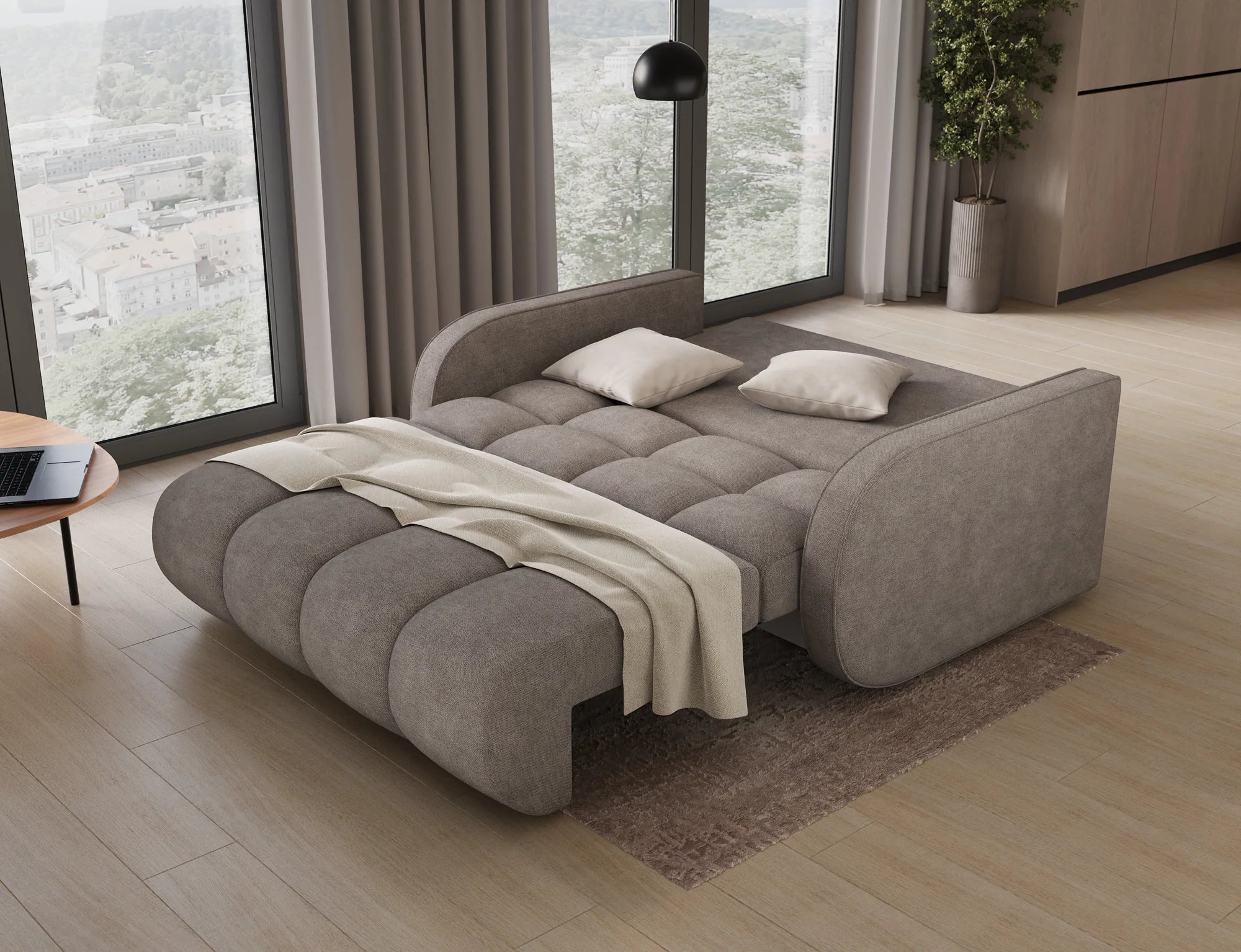 Eltap Deverio  Sofa Bed with Storage – 154 x 103 cm