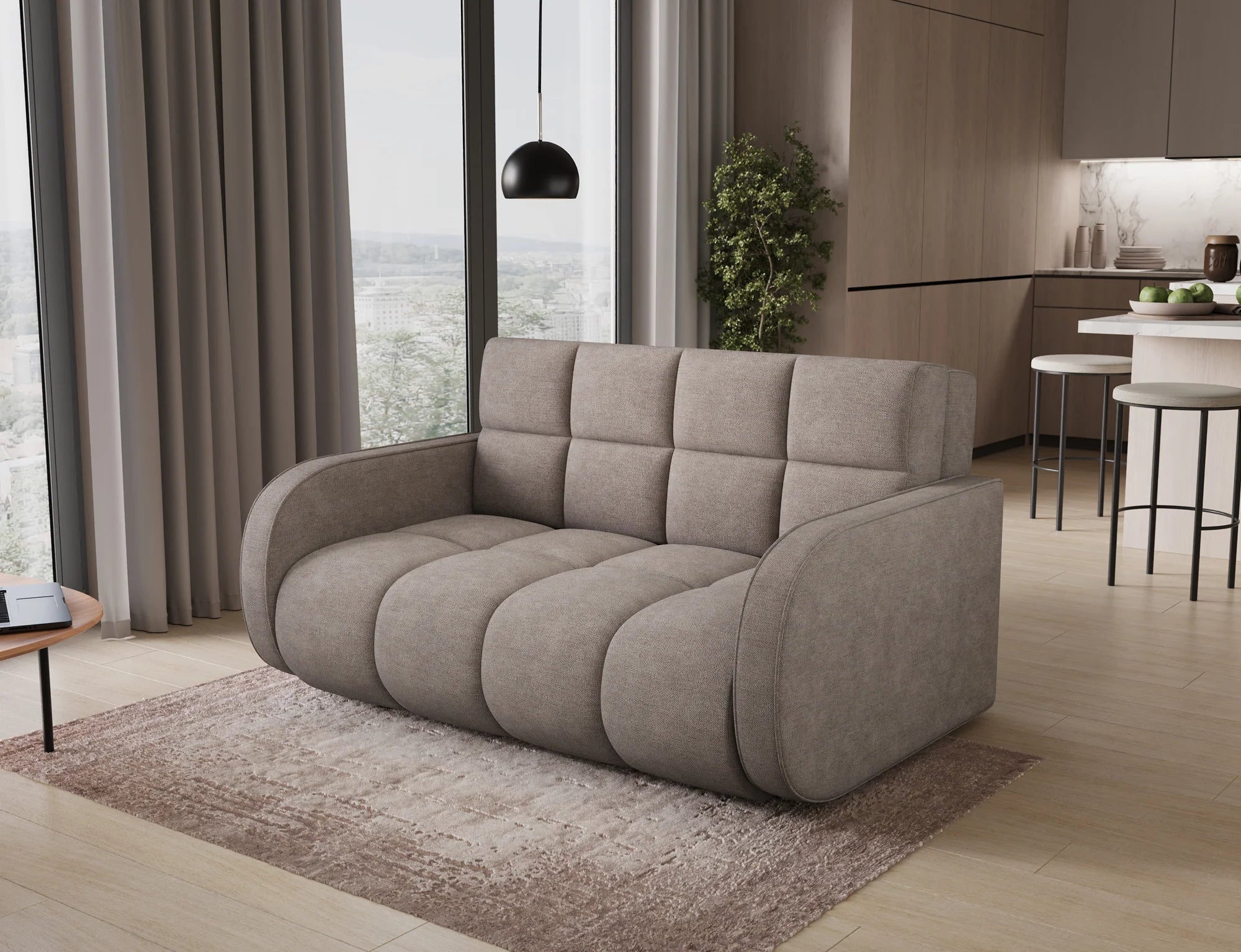 Eltap Deverio  Sofa Bed with Storage – 154 x 103 cm