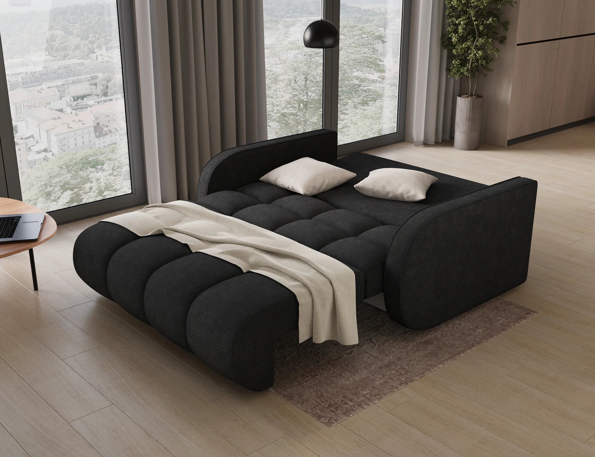 Eltap Deverio  Sofa Bed with Storage – 154 x 103 cm