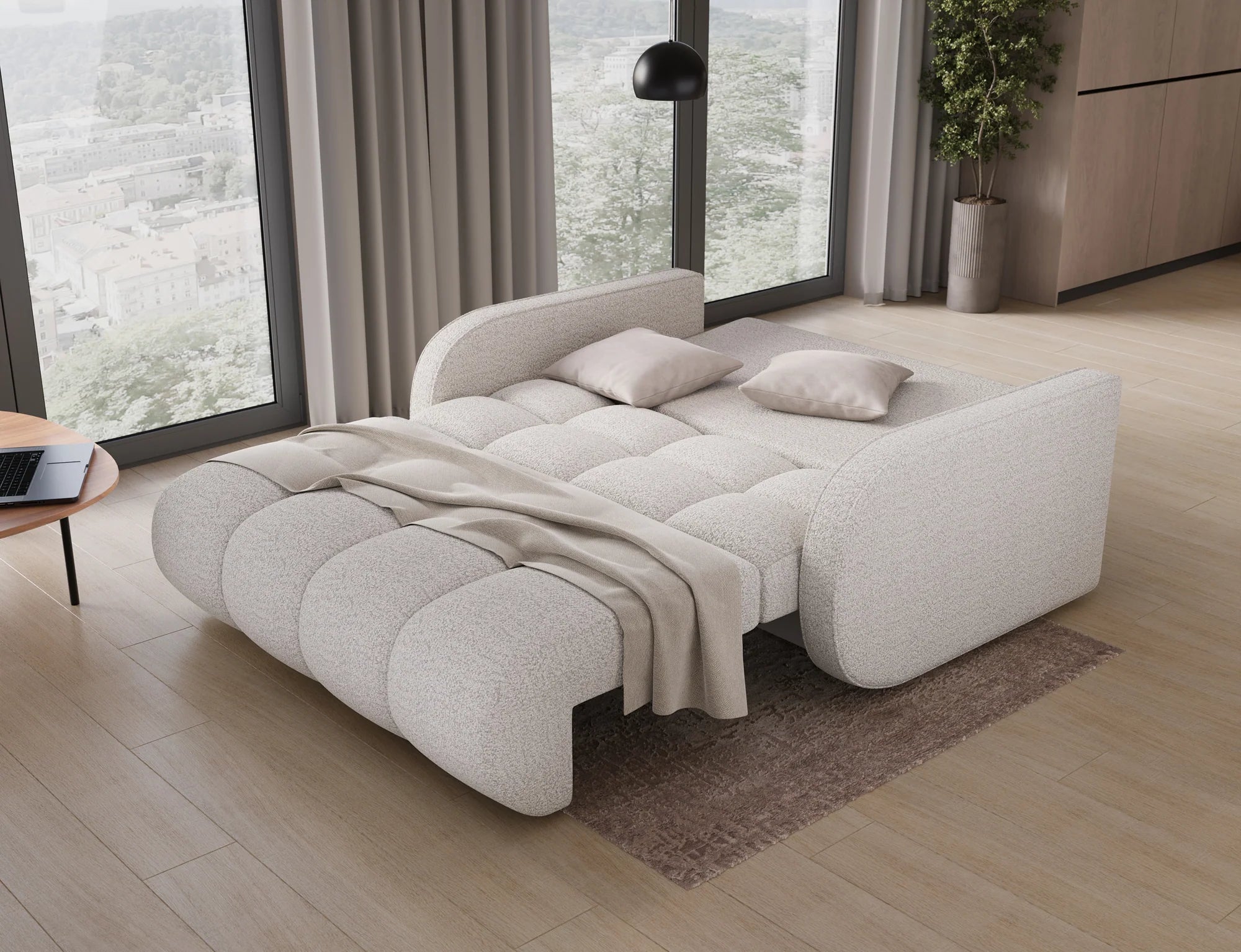 Eltap Deverio  Sofa Bed with Storage – 154 x 103 cm