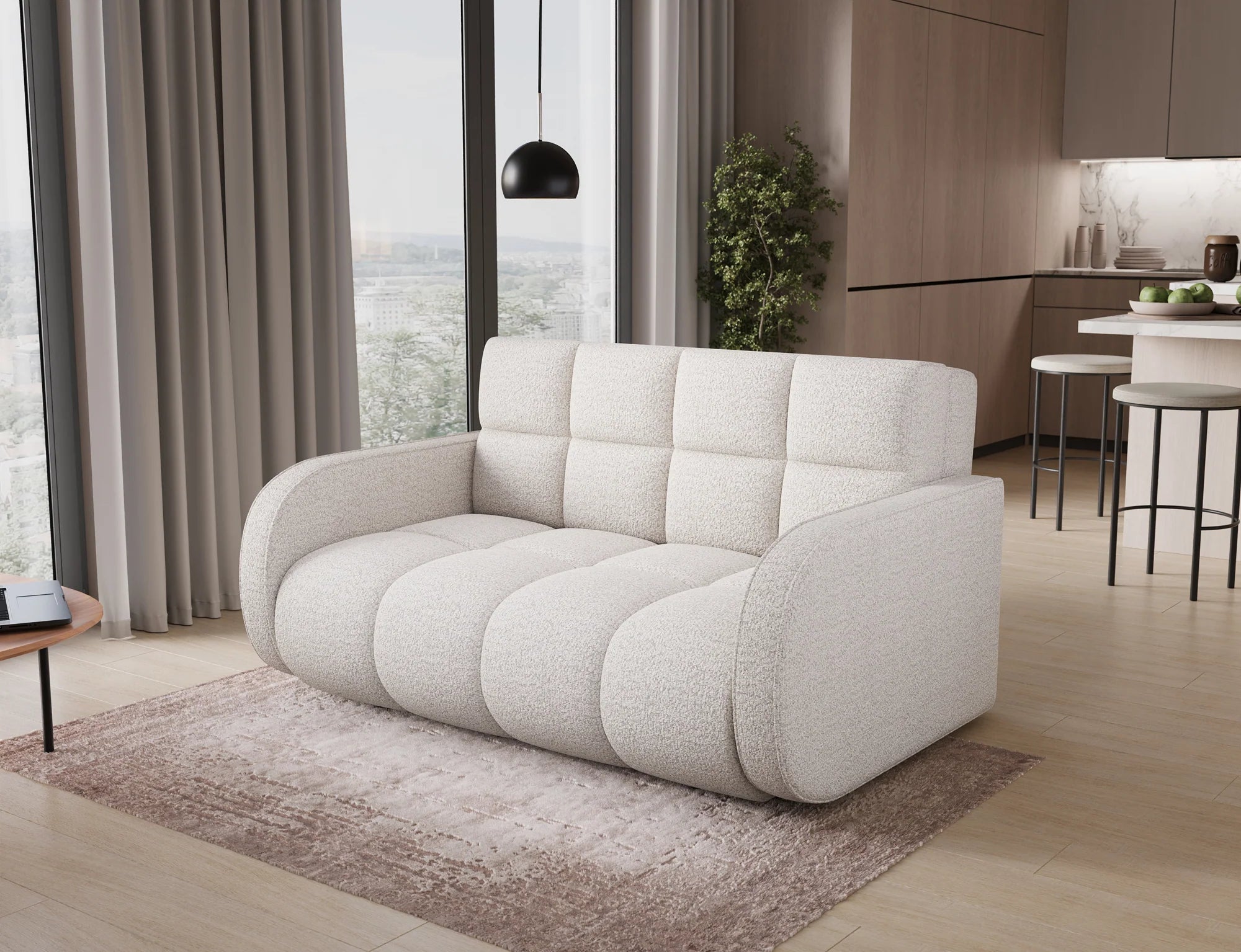 Eltap Deverio  Sofa Bed with Storage – 154 x 103 cm