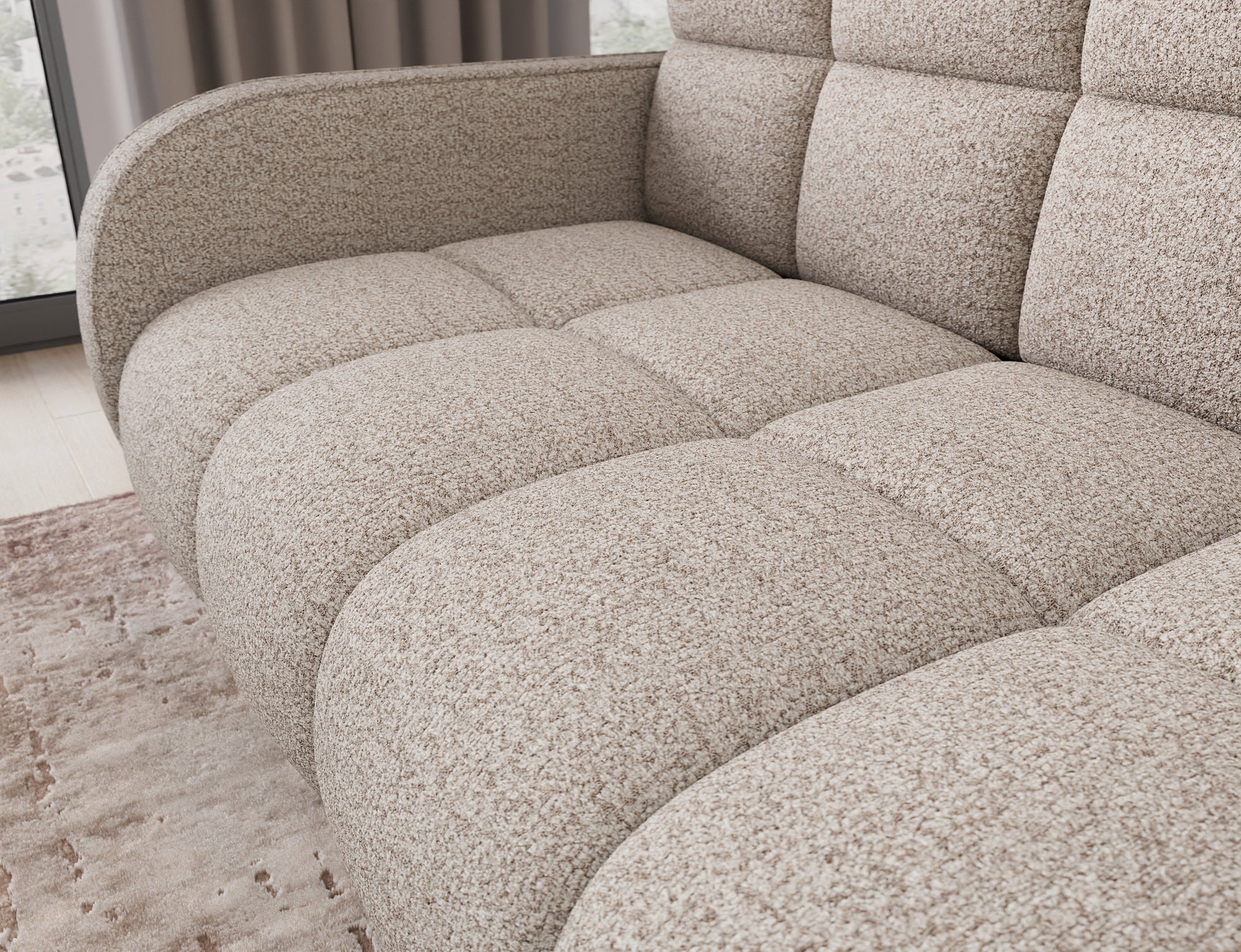 Eltap Deverio  Sofa Bed with Storage – 154 x 103 cm