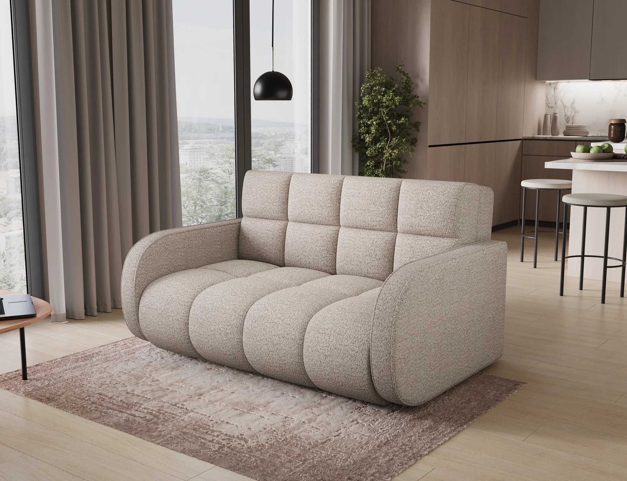 Eltap Deverio  Sofa Bed with Storage – 154 x 103 cm