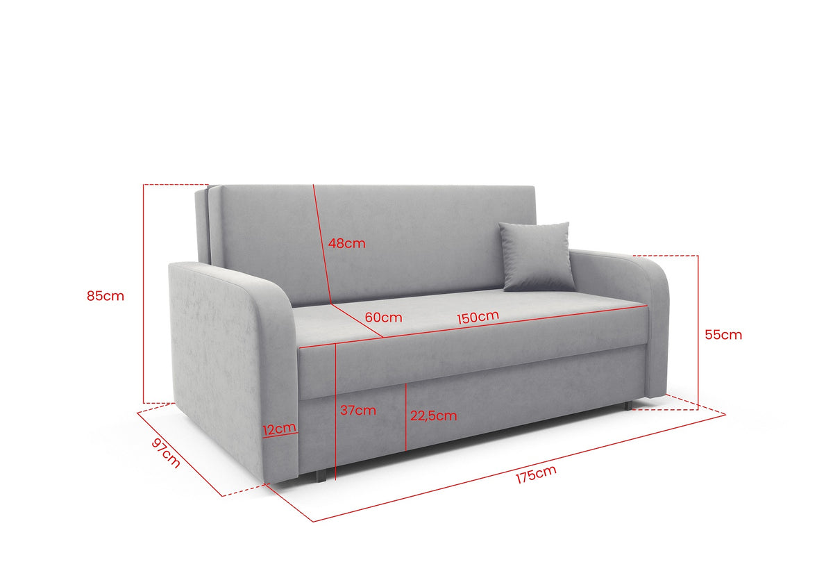 Feroni IV Sofa Bed – 4-Seater – 150 cm