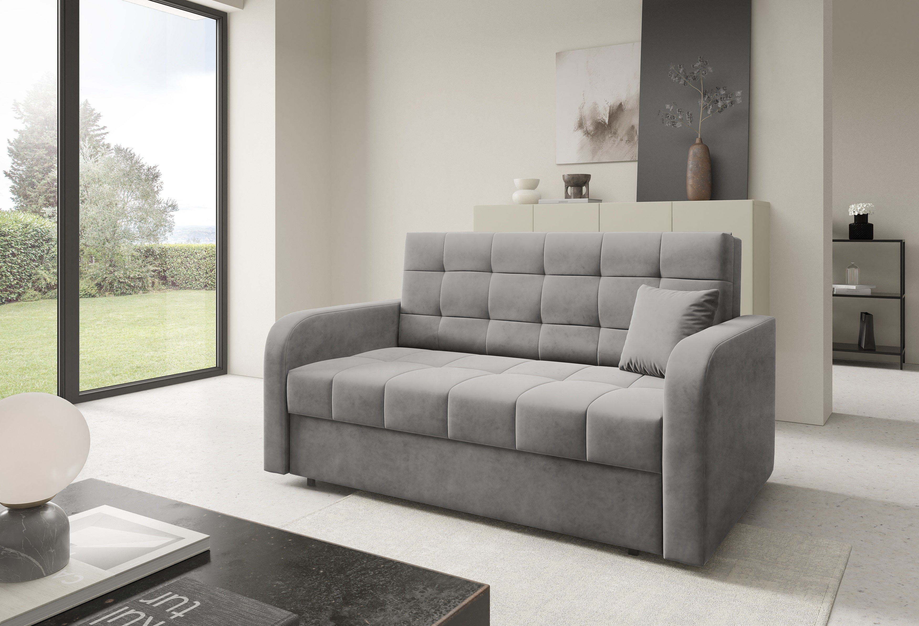Haven III Sofa Bed – 3-Seater with Storage- 130 cm