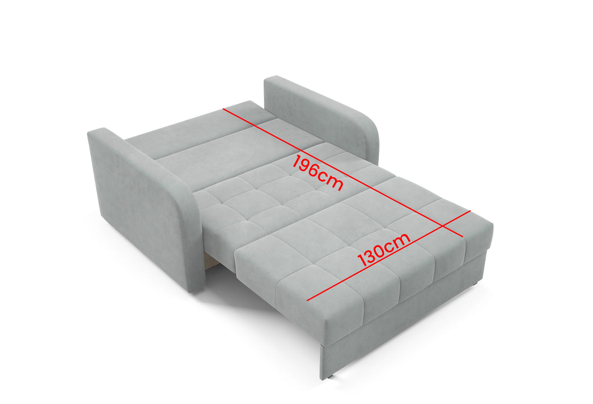 Haven III Sofa Bed – 3-Seater with Storage- 130 cm