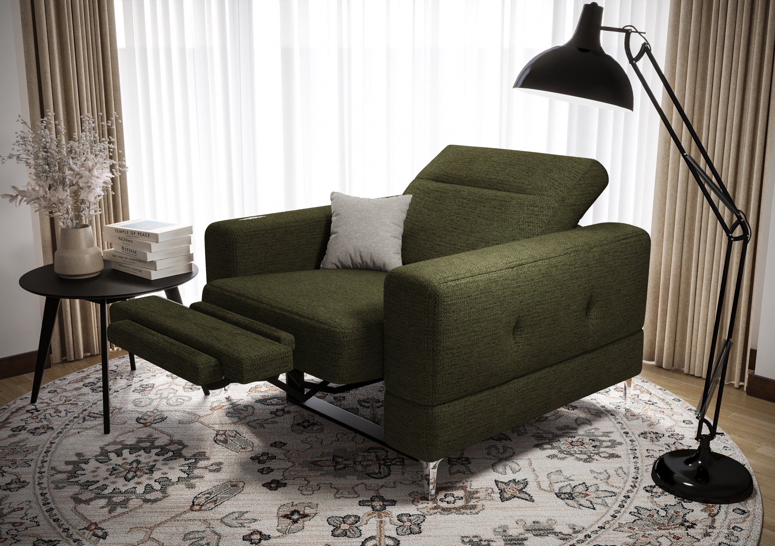 G-Malibu Relax Upholstered Armchair: Modern Comfort Meets Classic Style