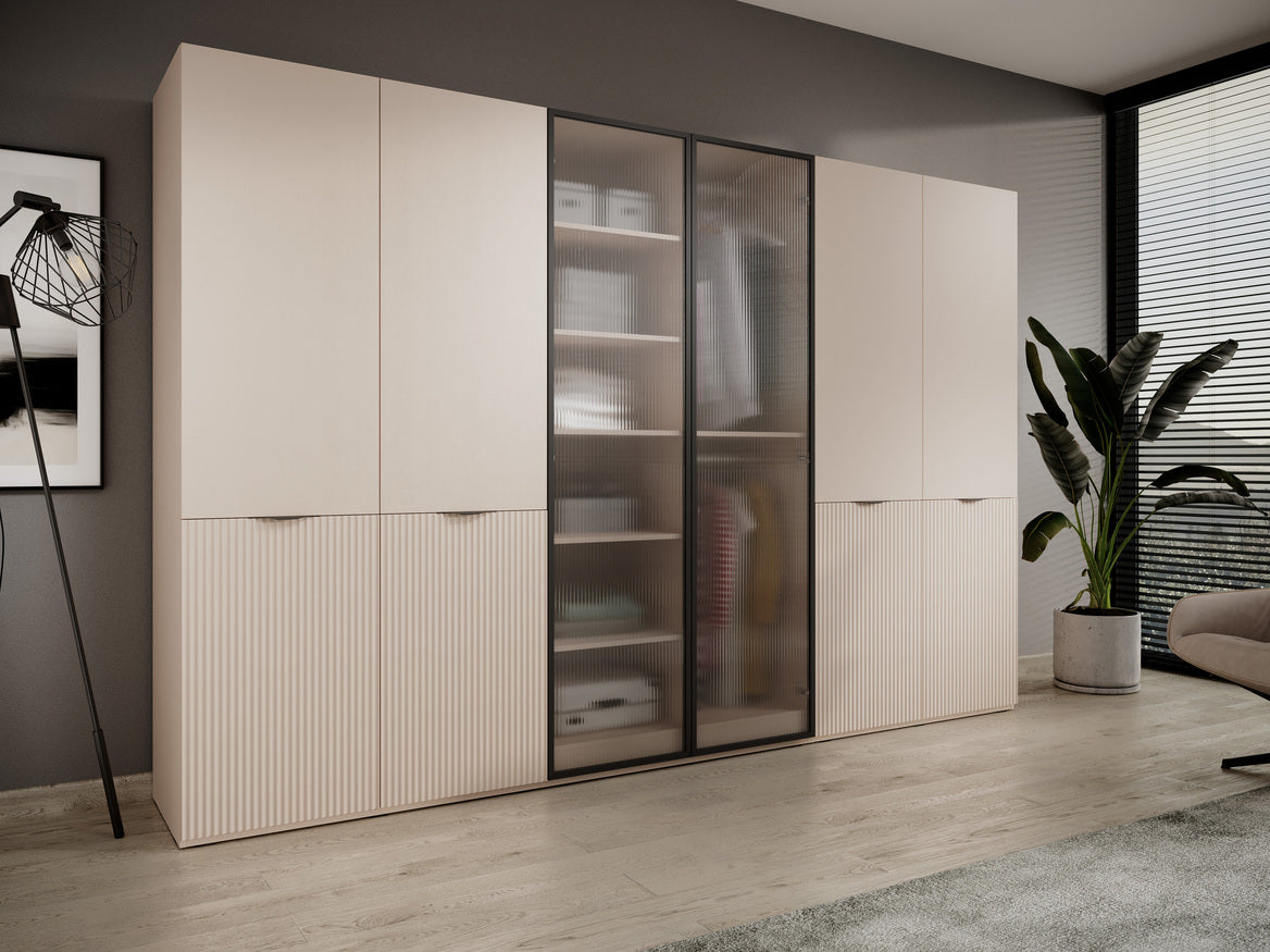 PI Sandbox Modular 2-Door Wardrobe – Flutes Beige