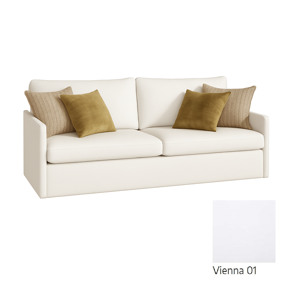Customizable Genius Murphy Bed with Sofa Set 140 x 200 cm Congo, LED Lighting