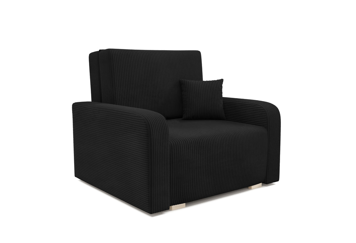 Ness I Chair Bed – Single with Storage-80 cm