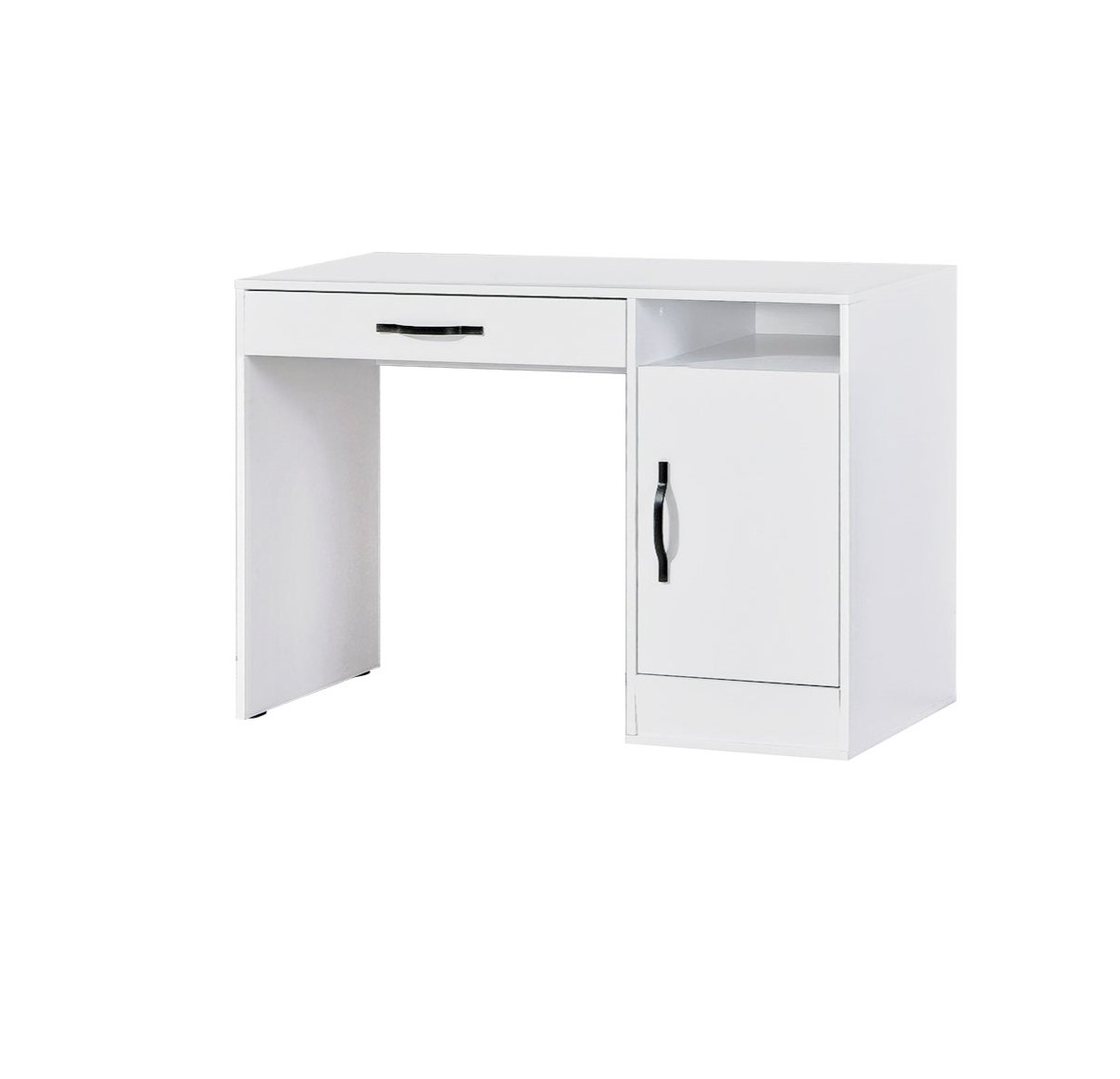 Desk Domel with Storage White - Modern Design