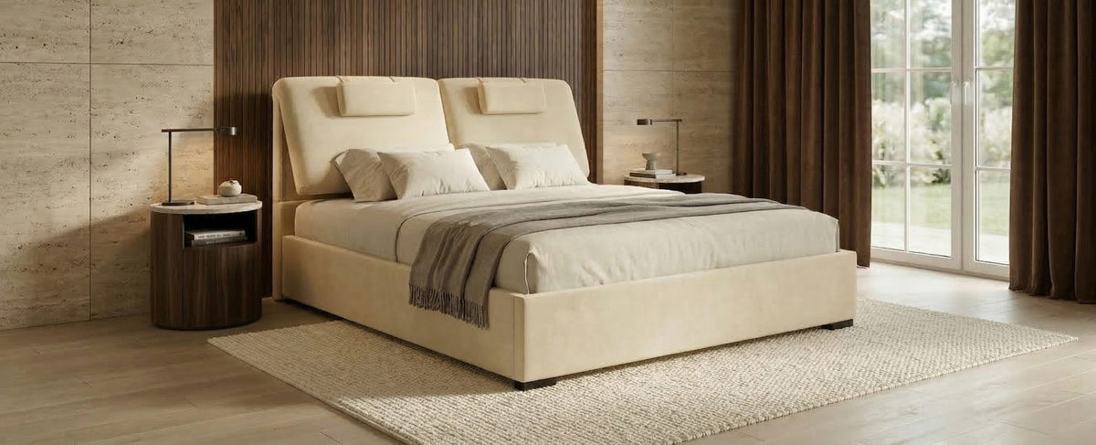 BOHO Upholstered Bed 140 / 160 / 180 cm – Choose Your Configuration