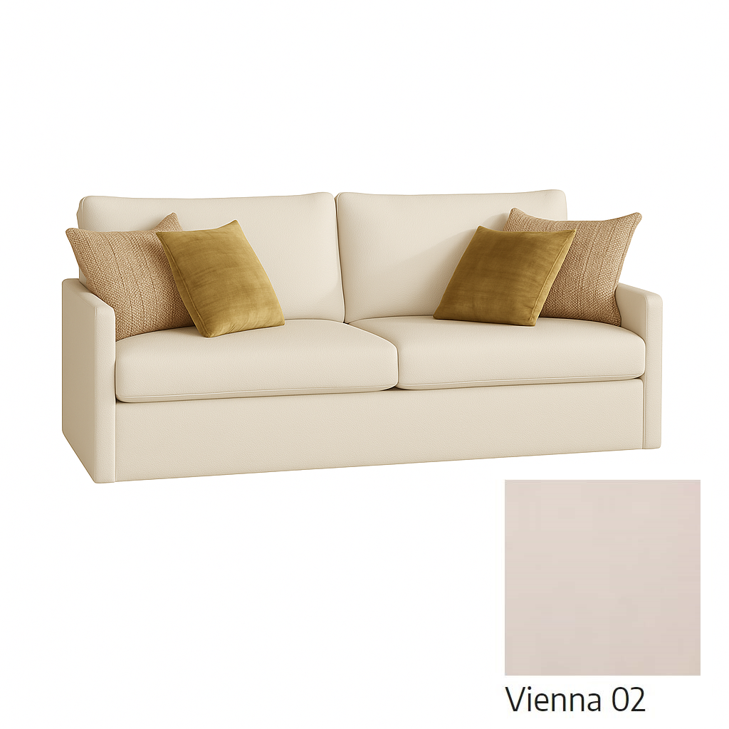 Customizable Genius Murphy Bed with Sofa Set 140 x 200 cm Congo, LED Lighting