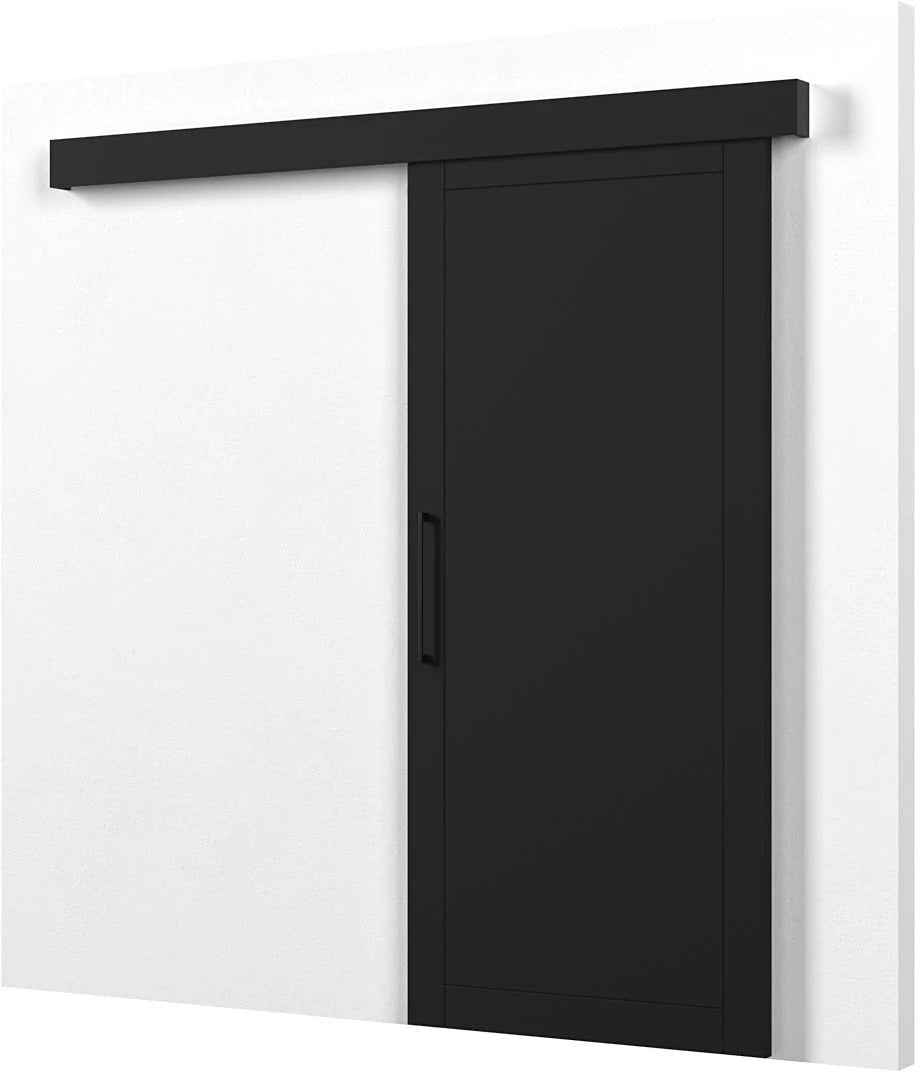 Charlise I Sliding Door - White/ Black 204x90cm