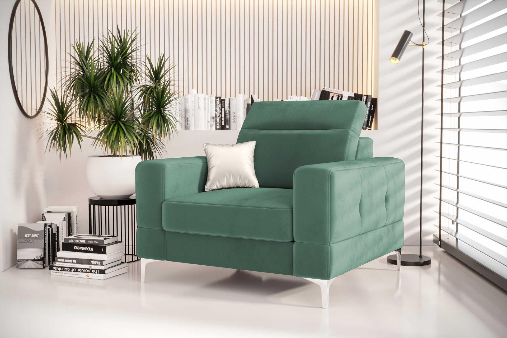 G-Malibu Upholstered Armchair: Classic Elegance with Modern Touches