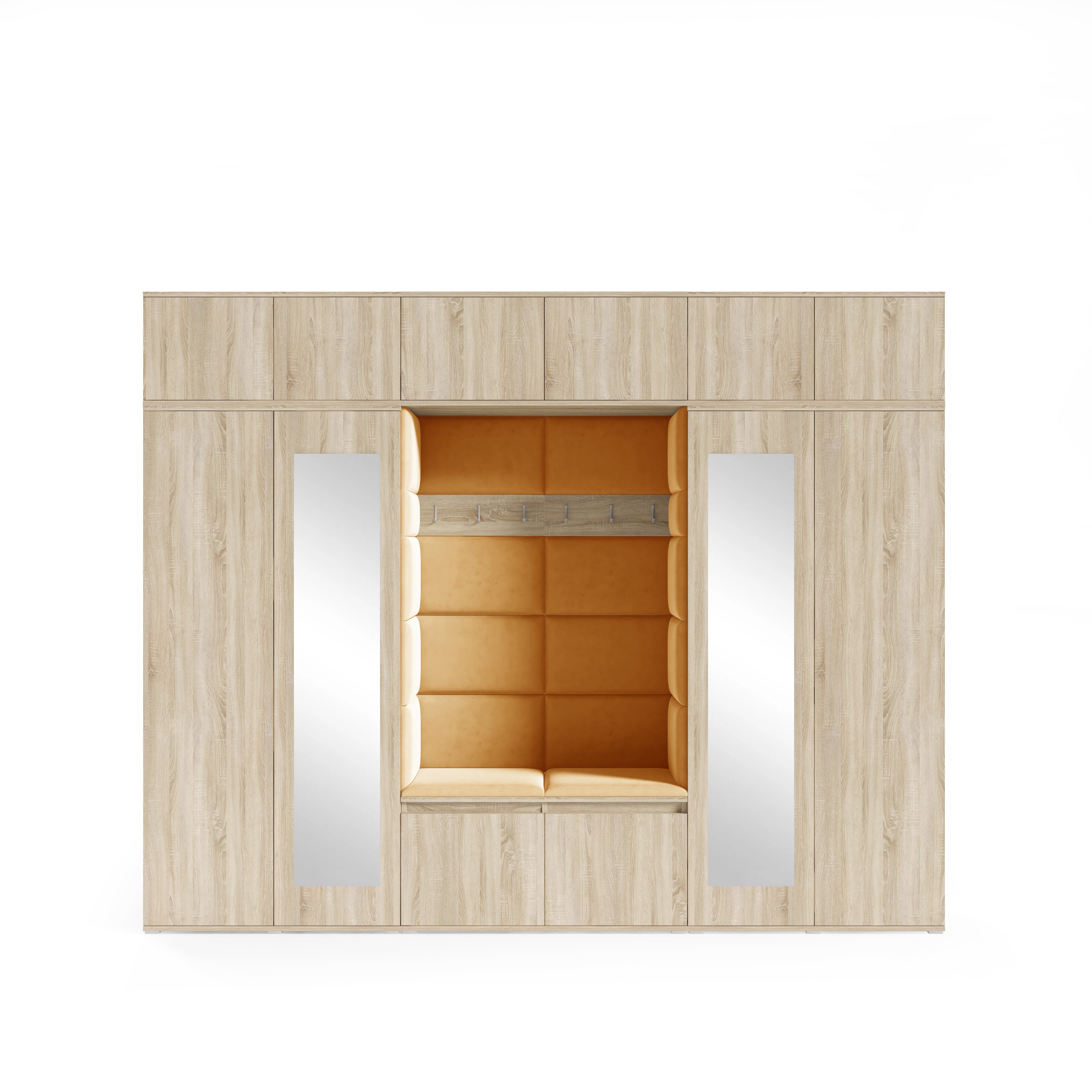 PK Emi 17 Hallway Sonoma Oak- Upholstered Panels in Various Colours