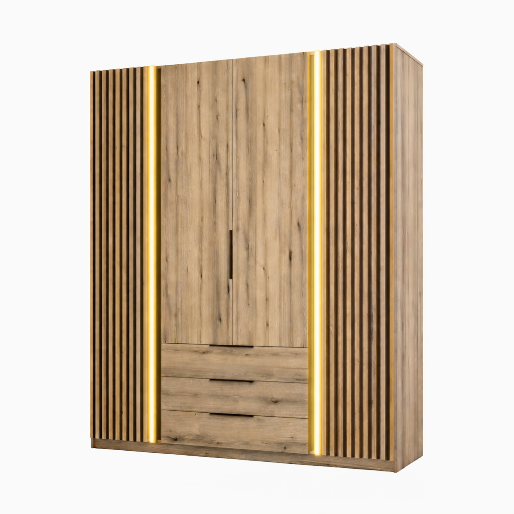 LE KAJA EV/EV-BL 2 LAM 2F 3S Wardrobe