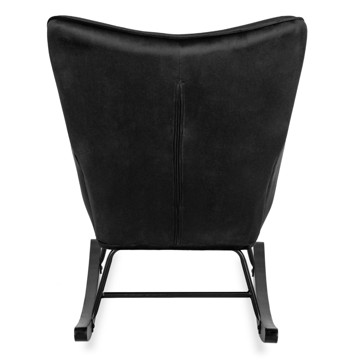 Elite ELIS Black Velvet Rocking Chair