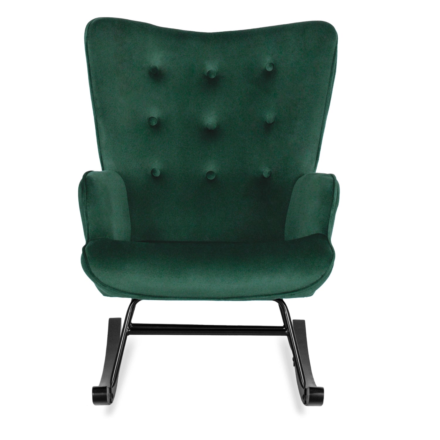 Elite ELIS Green Velvet Rocking Chair